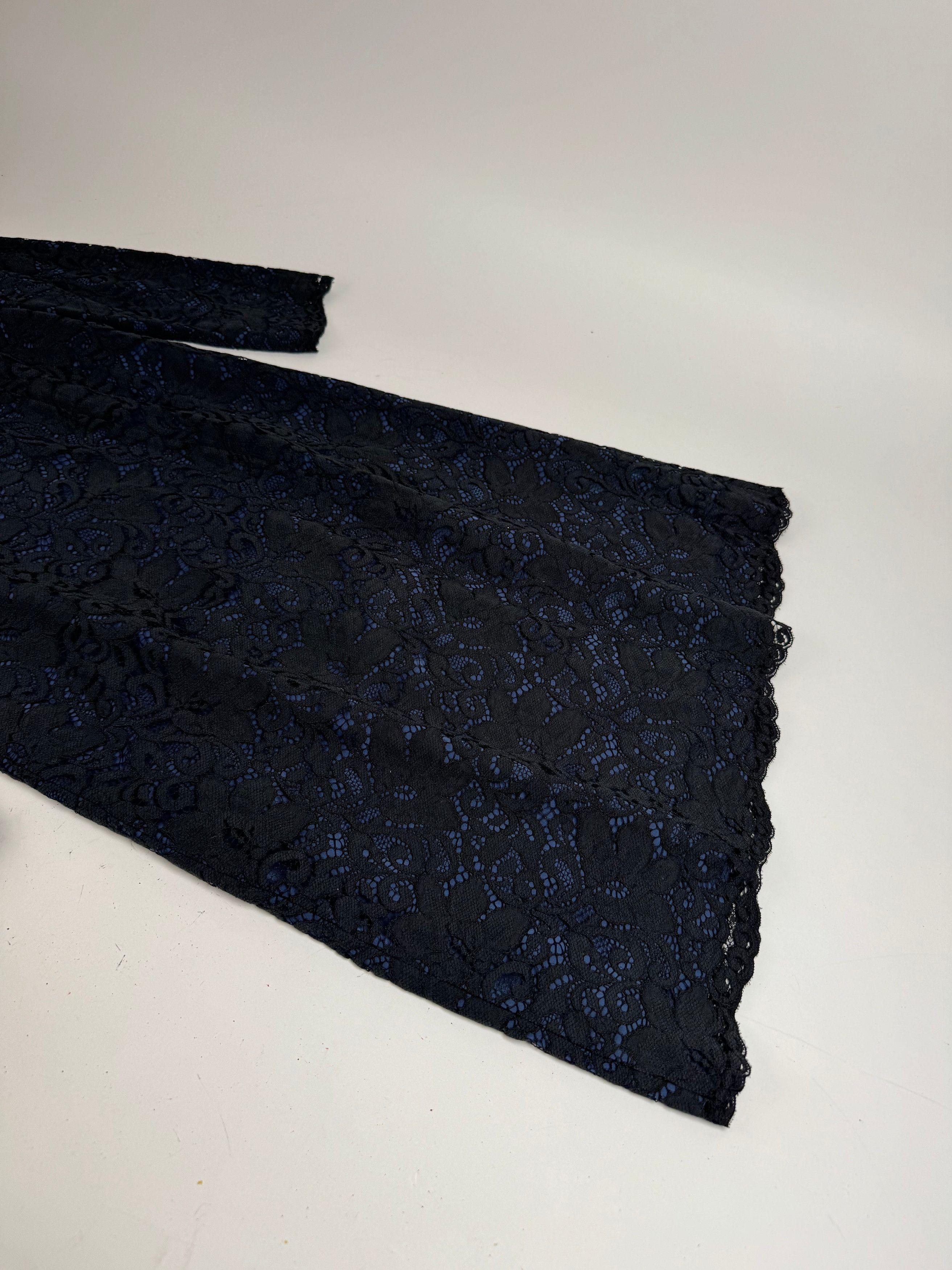 Courreges Vintage Dress Blue Black 38/M Size S / US 4 / IT 40 - 6 Thumbnail