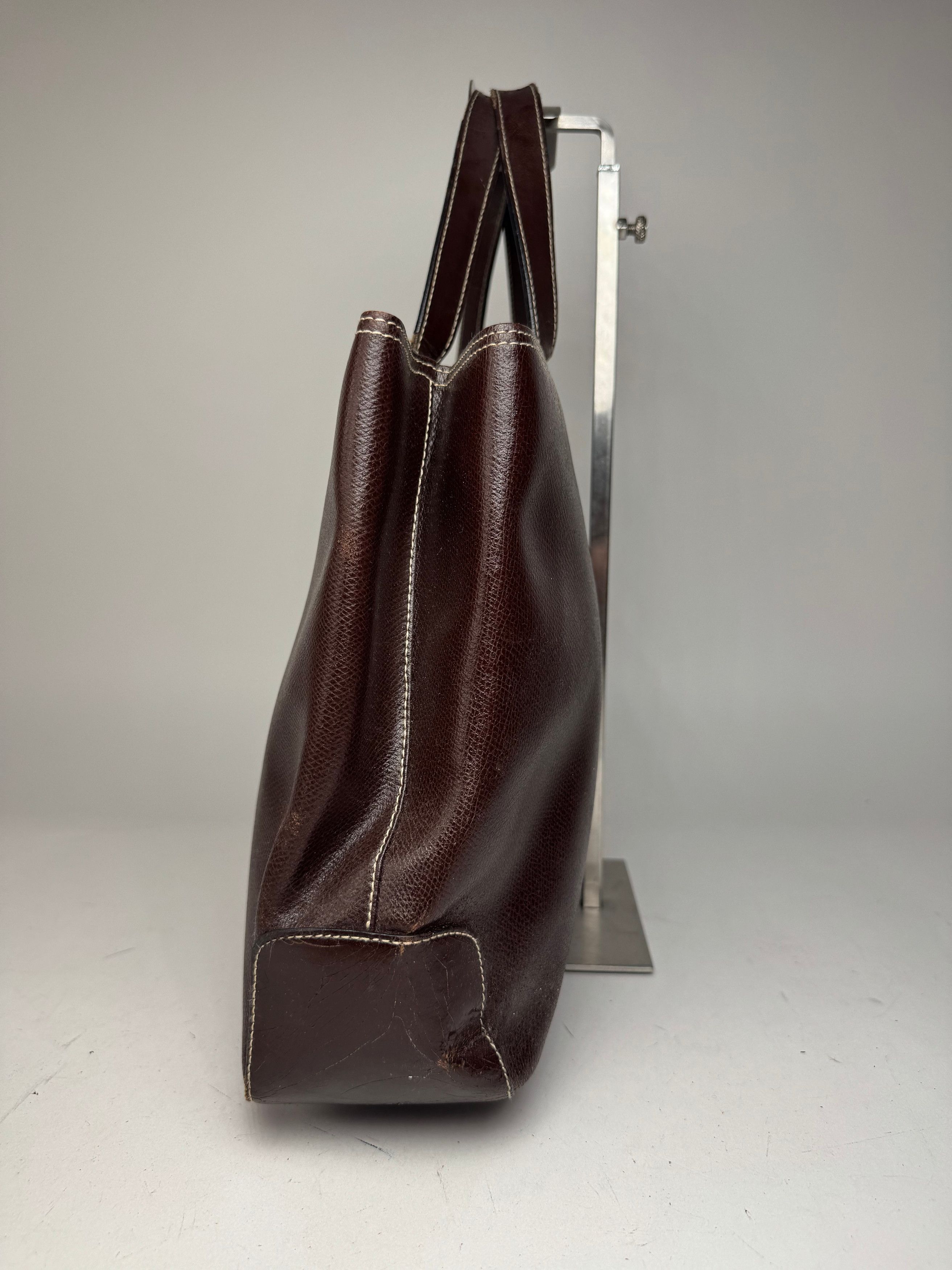 Givenchy Vintage Leather Handbag Brown Size ONE SIZE - 5 Thumbnail