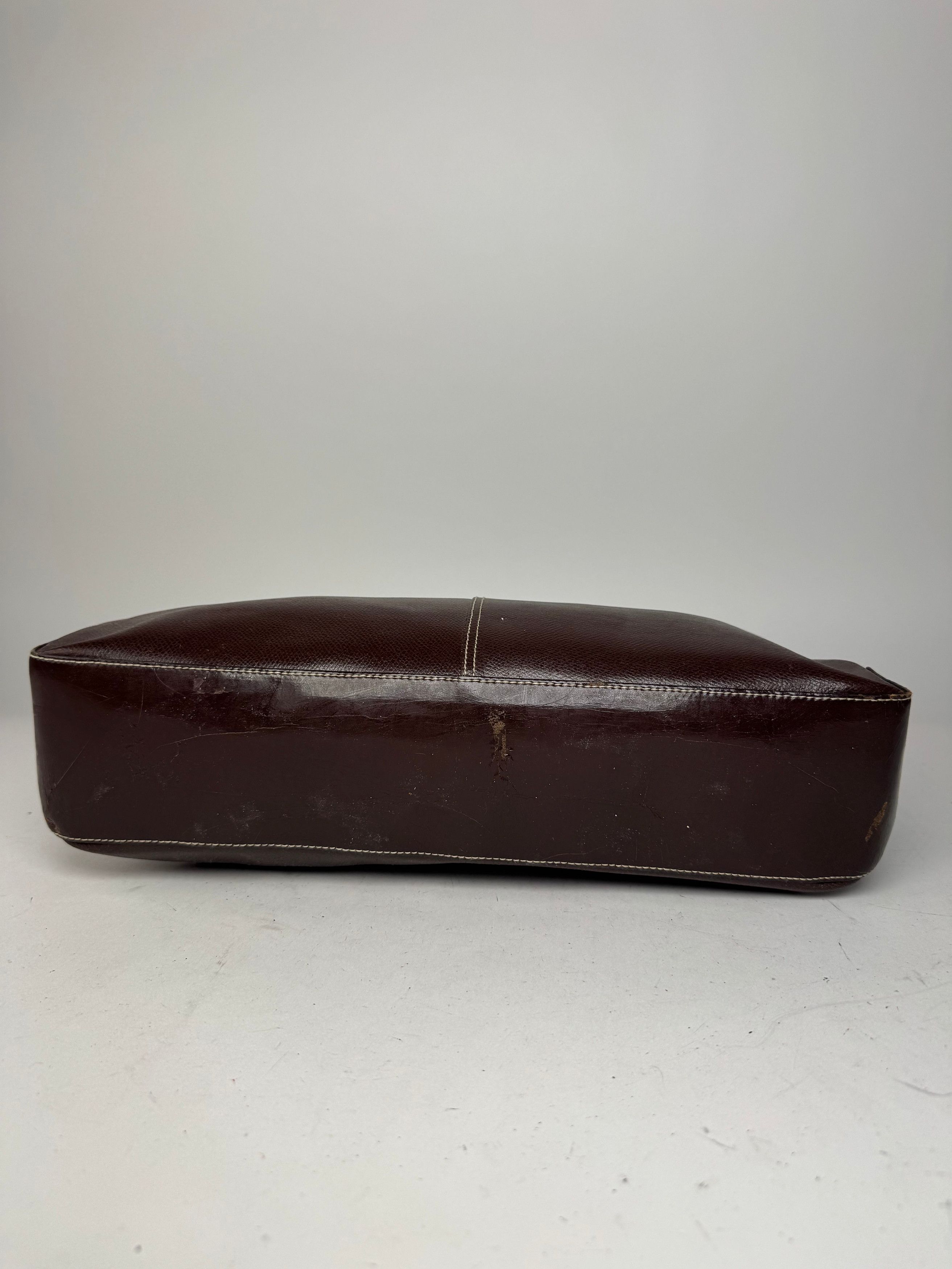 Givenchy Vintage Leather Handbag Brown Size ONE SIZE - 12 Thumbnail