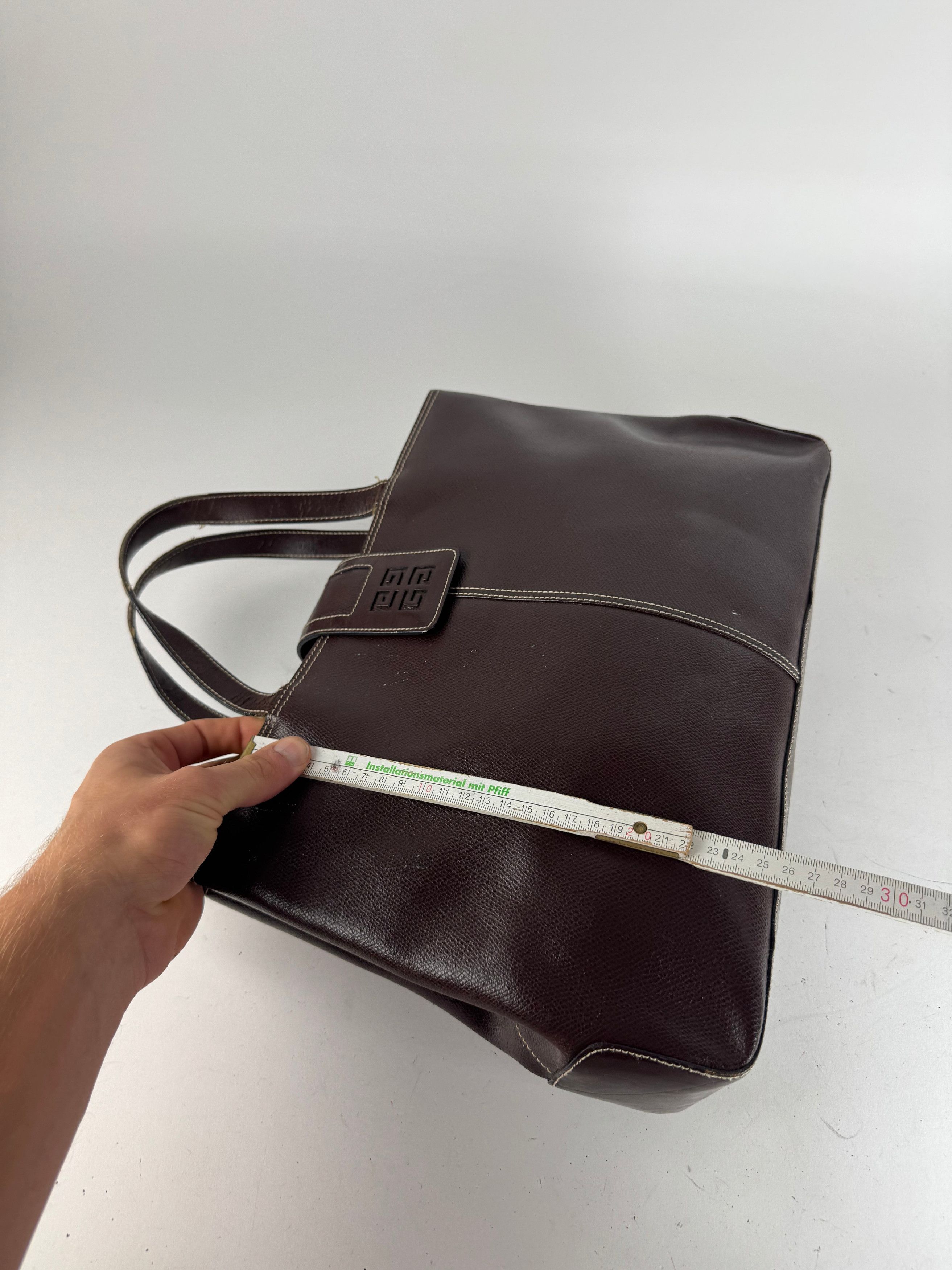 Givenchy Vintage Leather Handbag Brown Size ONE SIZE - 11 Thumbnail