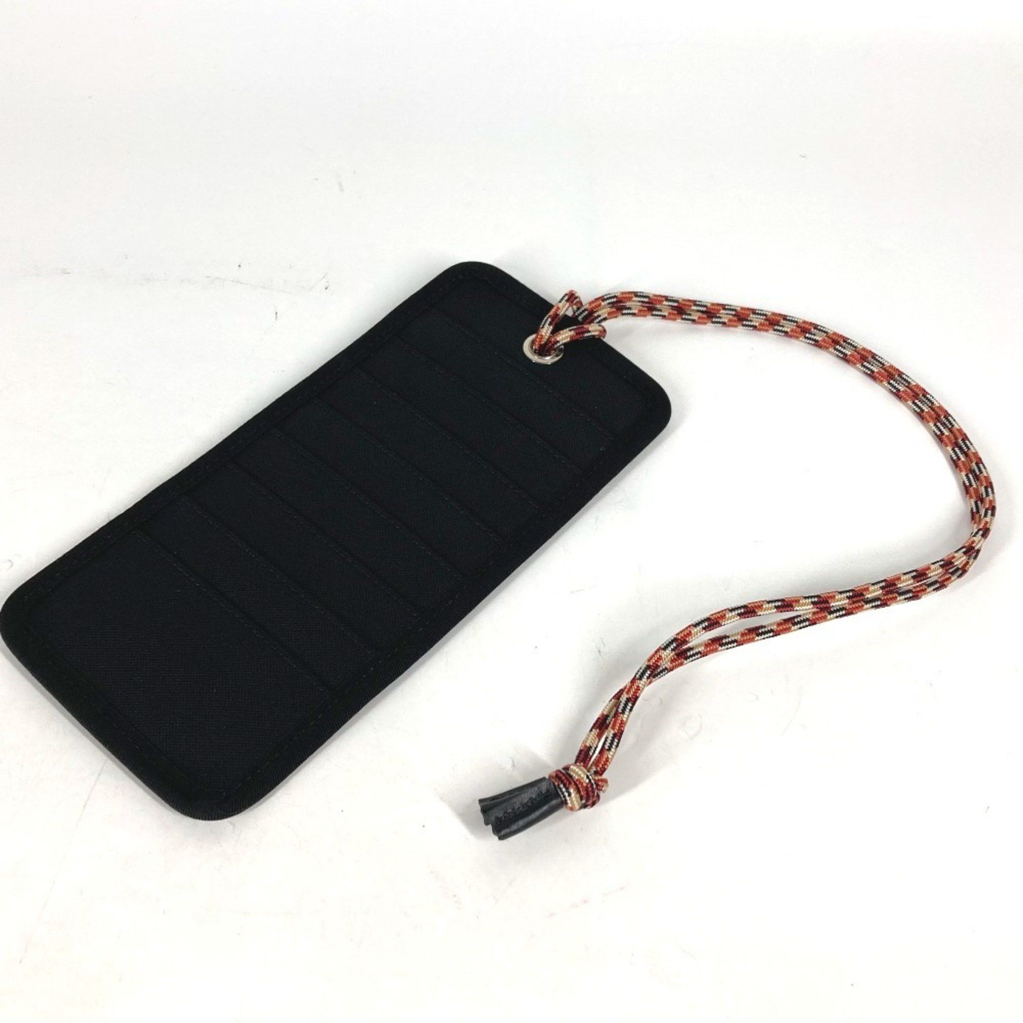 Burberry BURBERRY Pass Case with Logo and Neck Strap, Card Holder, Pouch, Business Case, Nylon, Women's, Black Size ONE SIZE - 6 Thumbnail