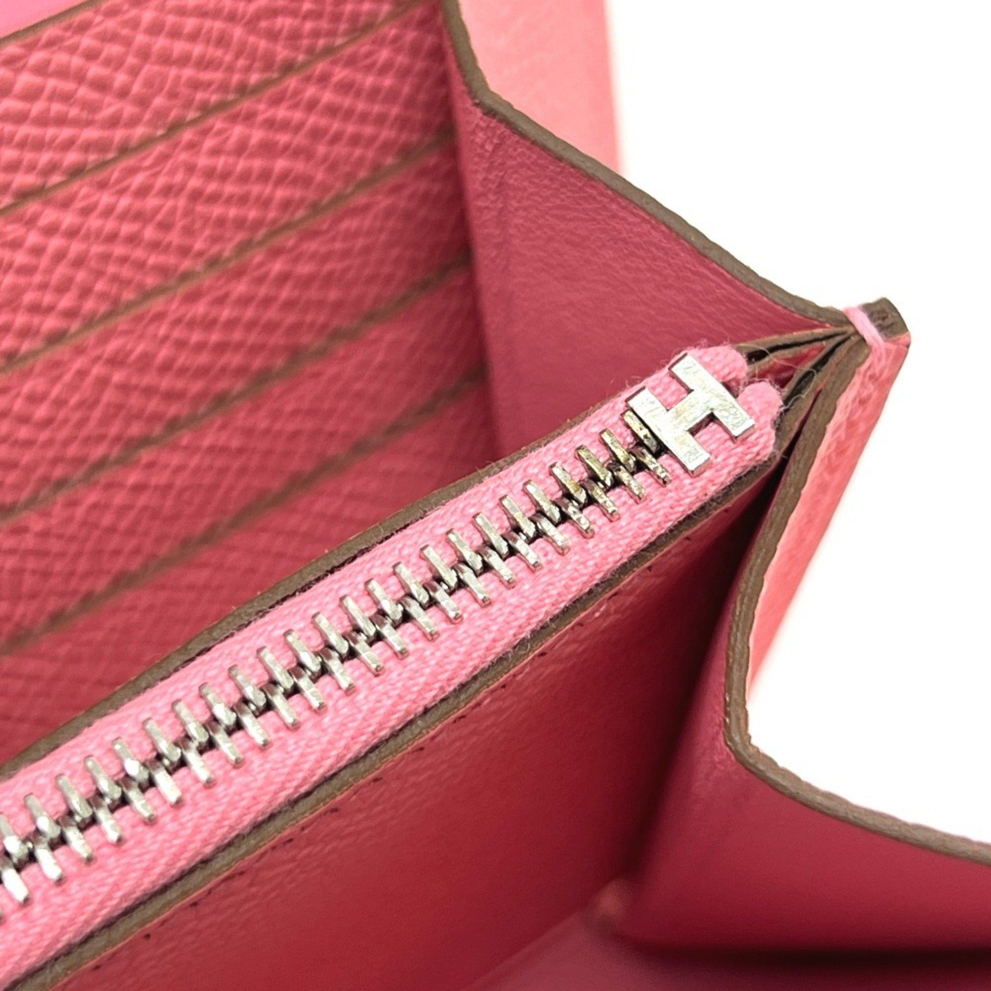 Hermes HERMES Constance To Go Wallet, Shoulder Long Epsom Leather, Women's, Rose Confetti, Silver Hardware, Pink Size ONE SIZE - 8 Thumbnail