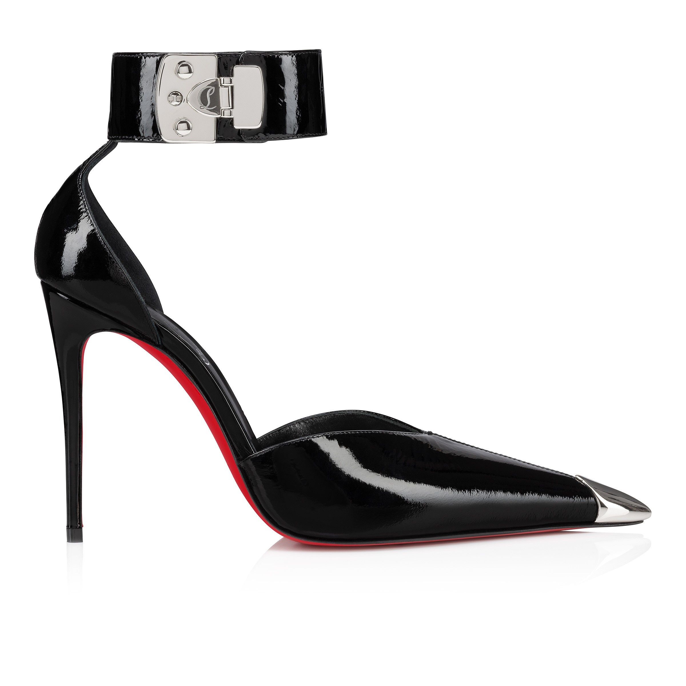 Christian Louboutin lock me up pump 100mm Size US 6.5 / IT 36.5 - 3 Thumbnail