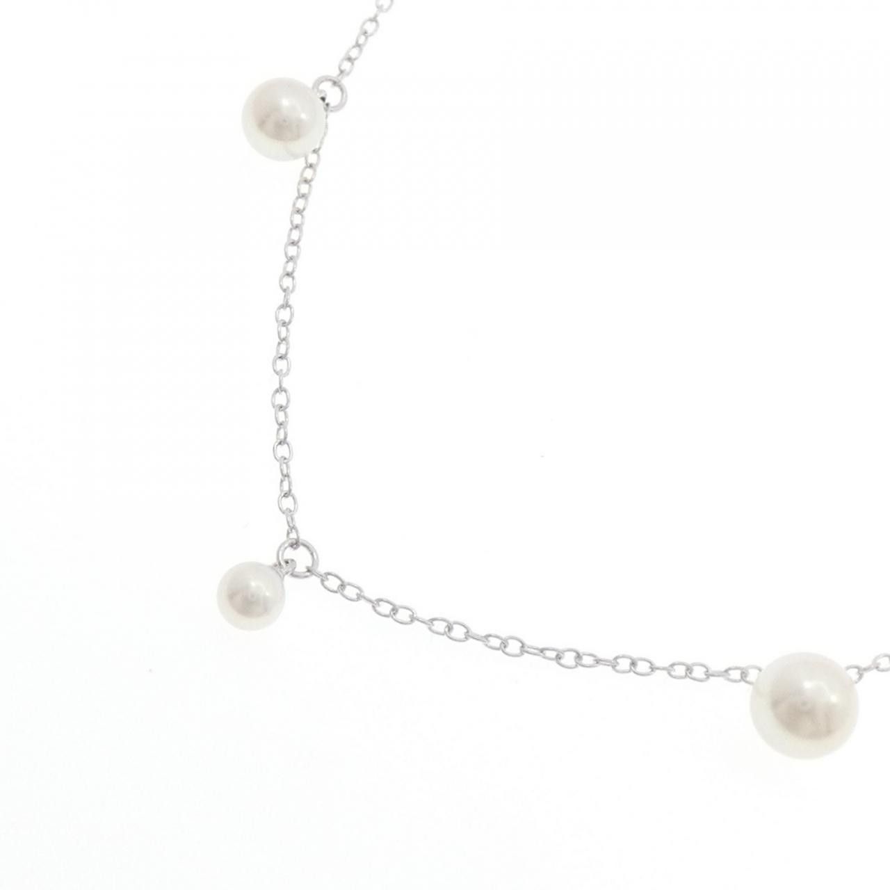 Mikimoto Mikimoto Mikimoto Akoya Pearl Au750 White Gold Necklace Calfskin Necklace DUTY FREE for USA Size ONE SIZE - 3 Thumbnail