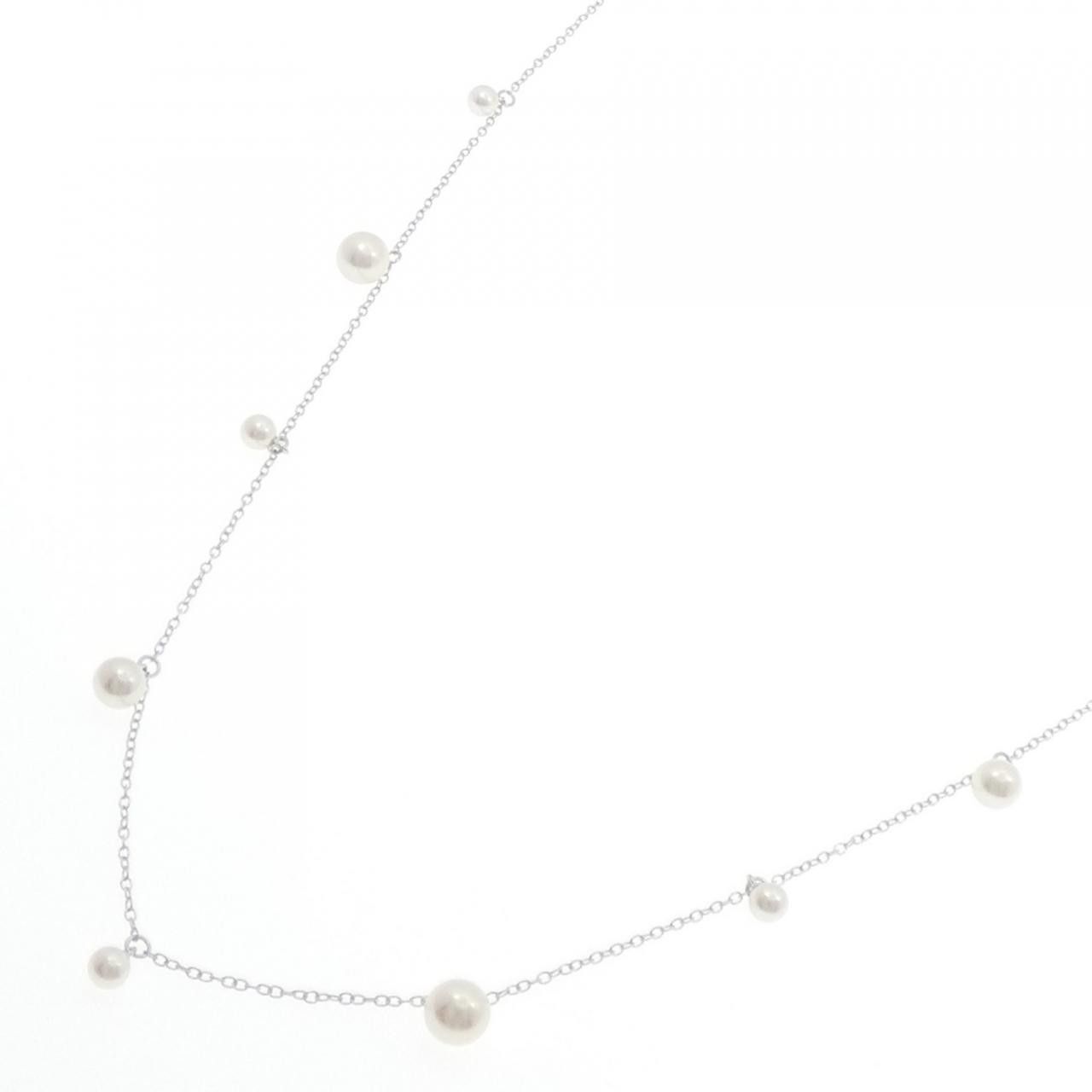 Mikimoto Mikimoto Mikimoto Akoya Pearl Au750 White Gold Necklace Calfskin Necklace DUTY FREE for USA Size ONE SIZE - 2 Thumbnail