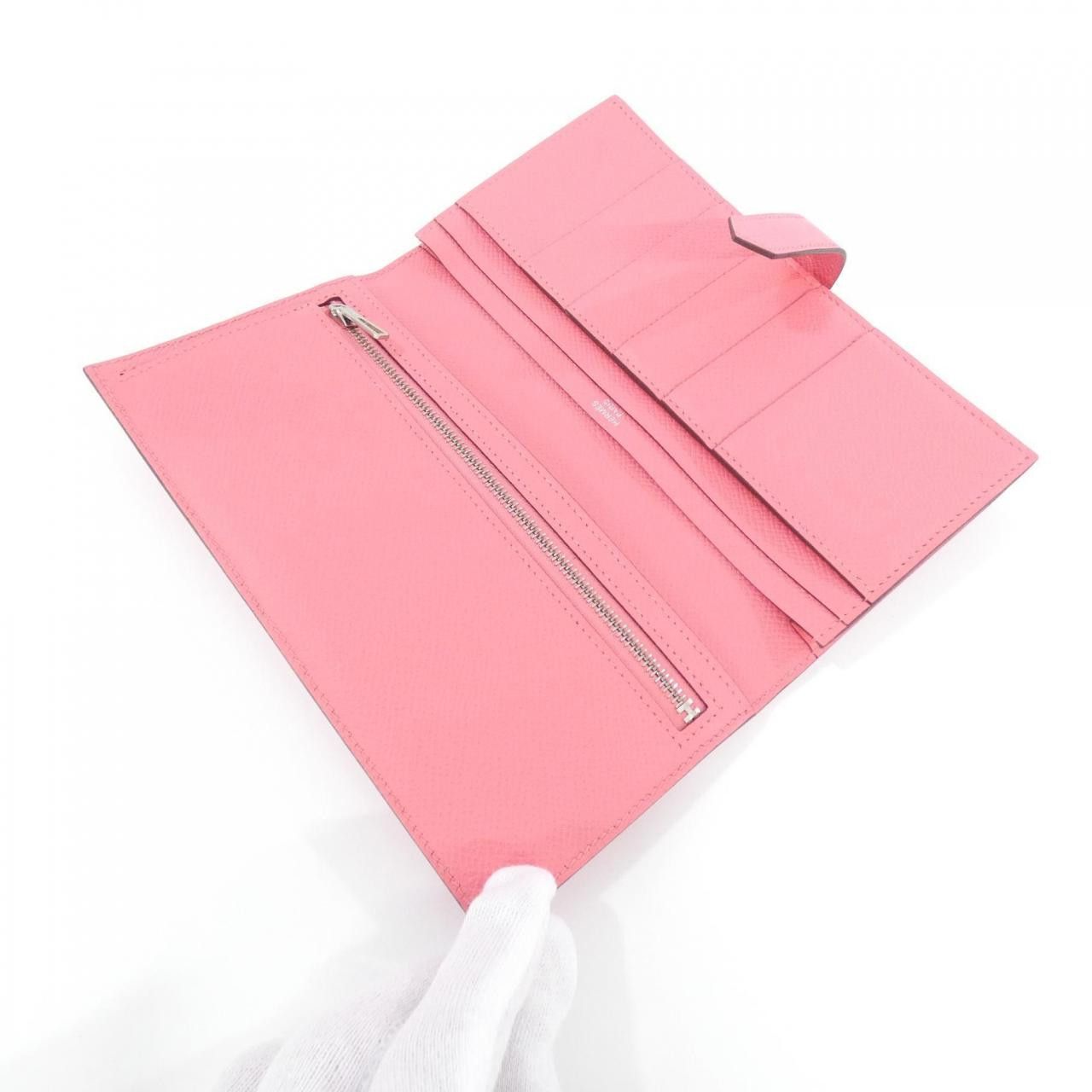 Hermes Hermes Hermes BEARN SOUFFLET Epsom Long Wallet Leather Long Wallet DUTY FREE for USA Size ONE SIZE - 4 Thumbnail