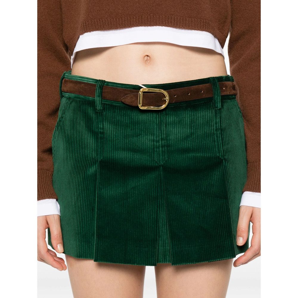 Miu Miu Miu Miu GREEN Skirts - Pleated Skirts Size 26" / US 2 / IT 38 - 5 Thumbnail