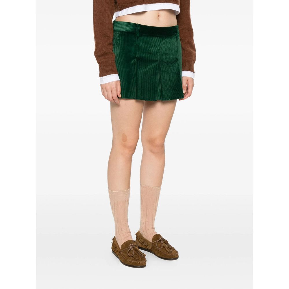 Miu Miu Miu Miu GREEN Skirts - Pleated Skirts Size 27" / US 4 / IT 40 - 2 Thumbnail