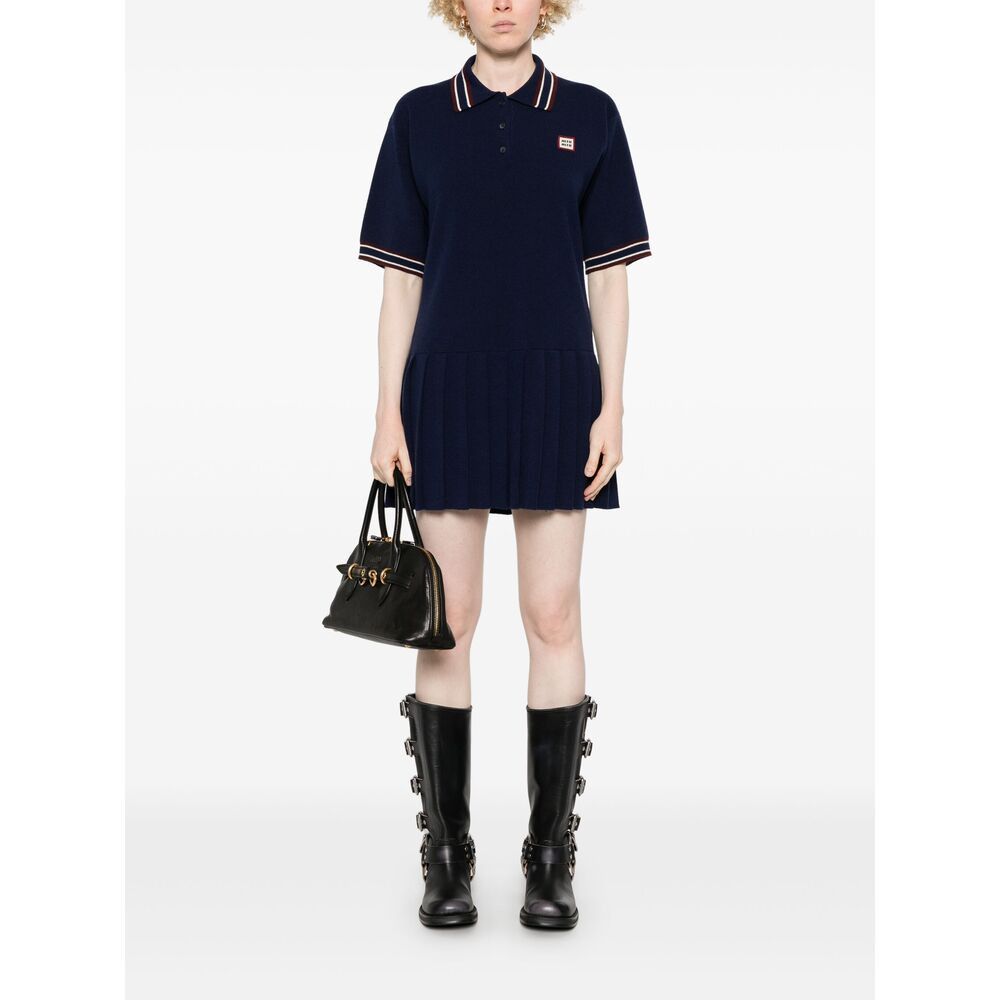 Miu Miu Miu Miu BLUE Dresses - Day Dresses Size S / US 4 / IT 40 - 4 Thumbnail
