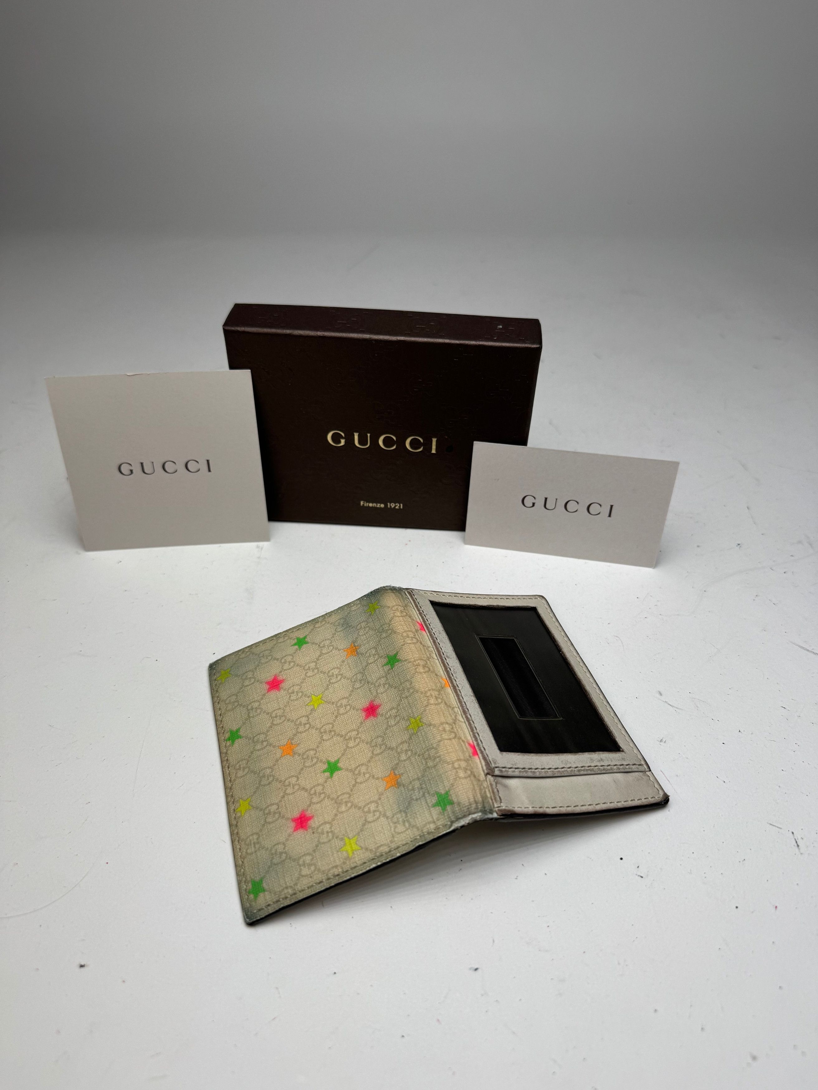 Gucci Vintage Monogram Star Card Holder White Size ONE SIZE - 9 Thumbnail