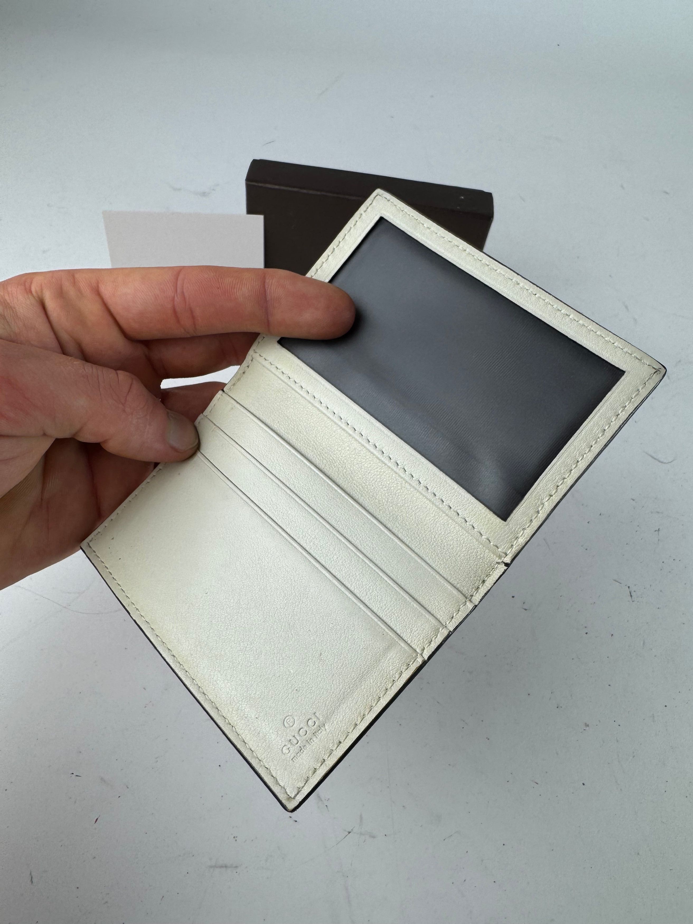Gucci Vintage Monogram Star Card Holder White Size ONE SIZE - 4 Thumbnail