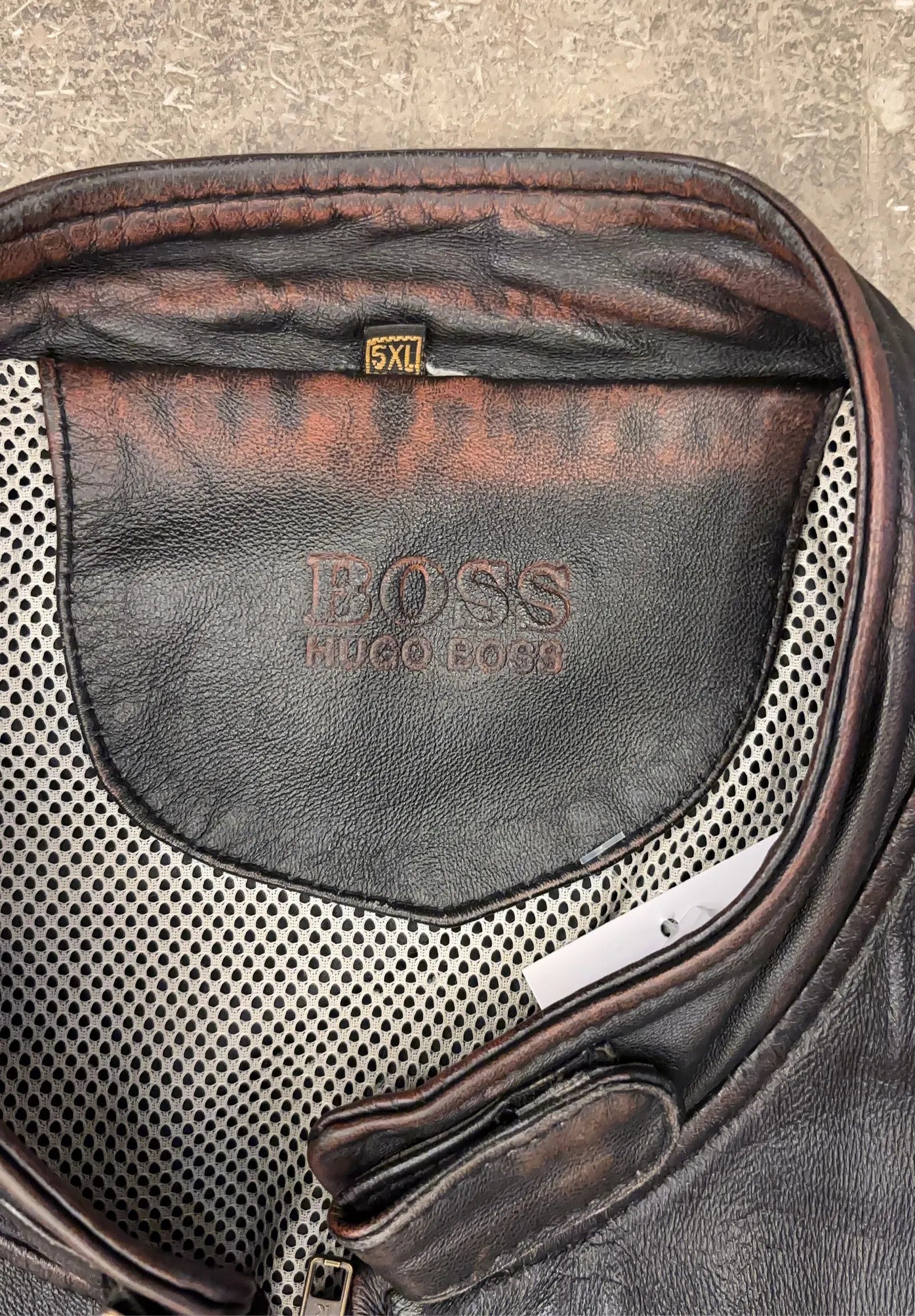 Hugo Boss Hugo Boss Leather jacket Leather Jacket Size US XXL / EU 58 / 5 - 2 Thumbnail