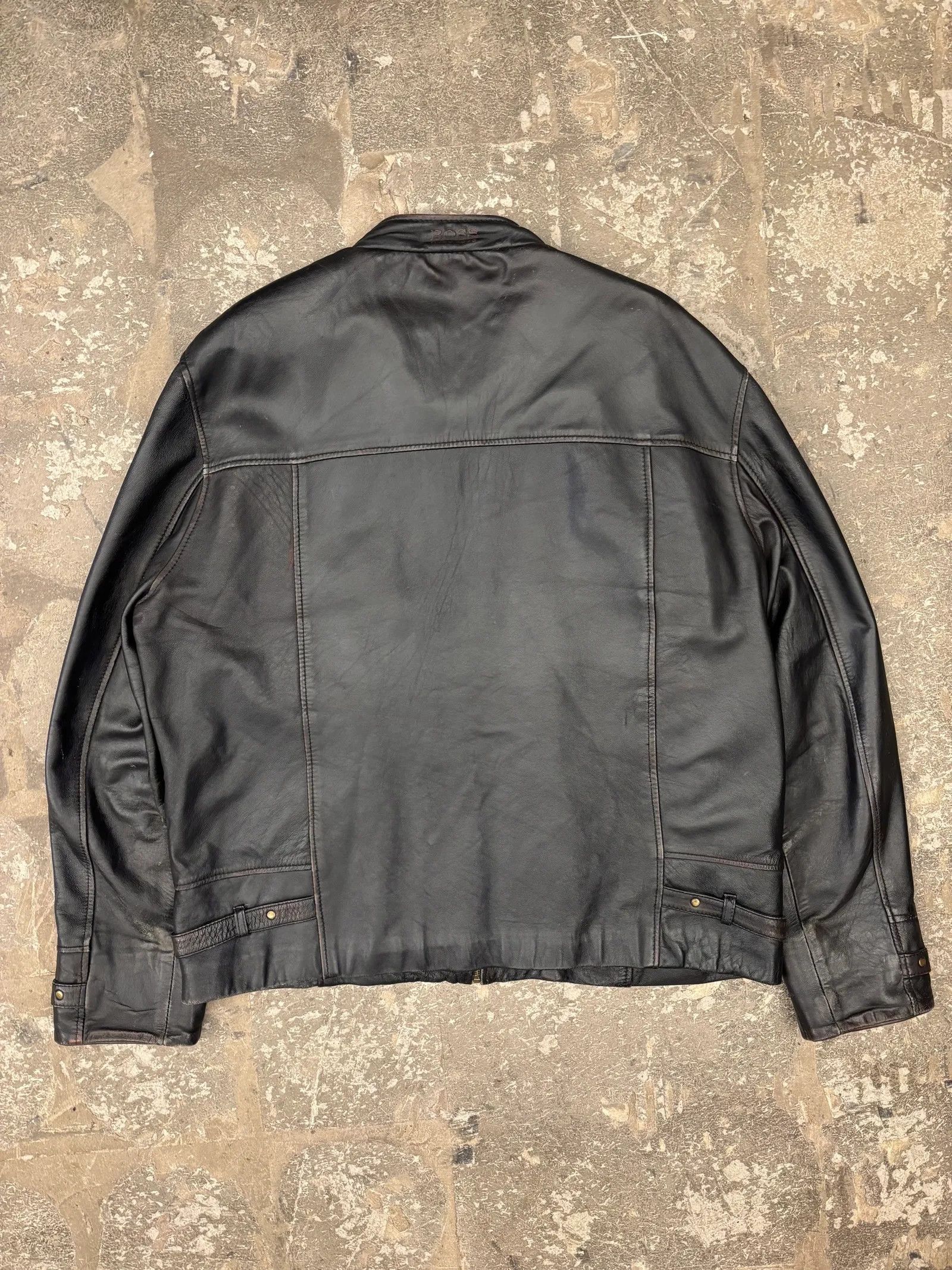 Hugo Boss Hugo Boss Leather jacket Leather Jacket Size US XXL / EU 58 / 5 - 3 Thumbnail