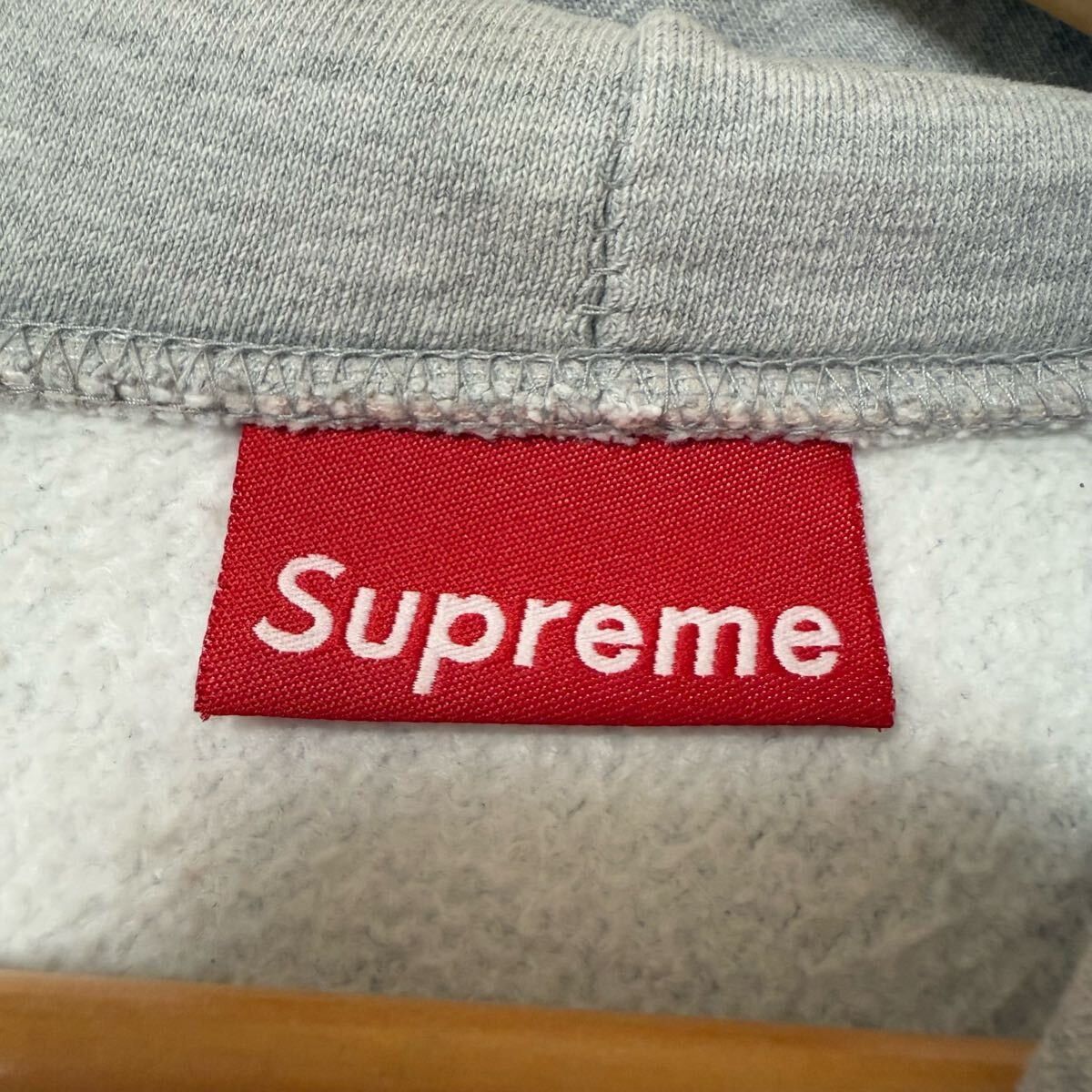 Supreme Supreme Nylon Box Logo Hooded Sweatshirt Heather Grey Size L Size US L / EU 52-54 / 3 - 4 Thumbnail