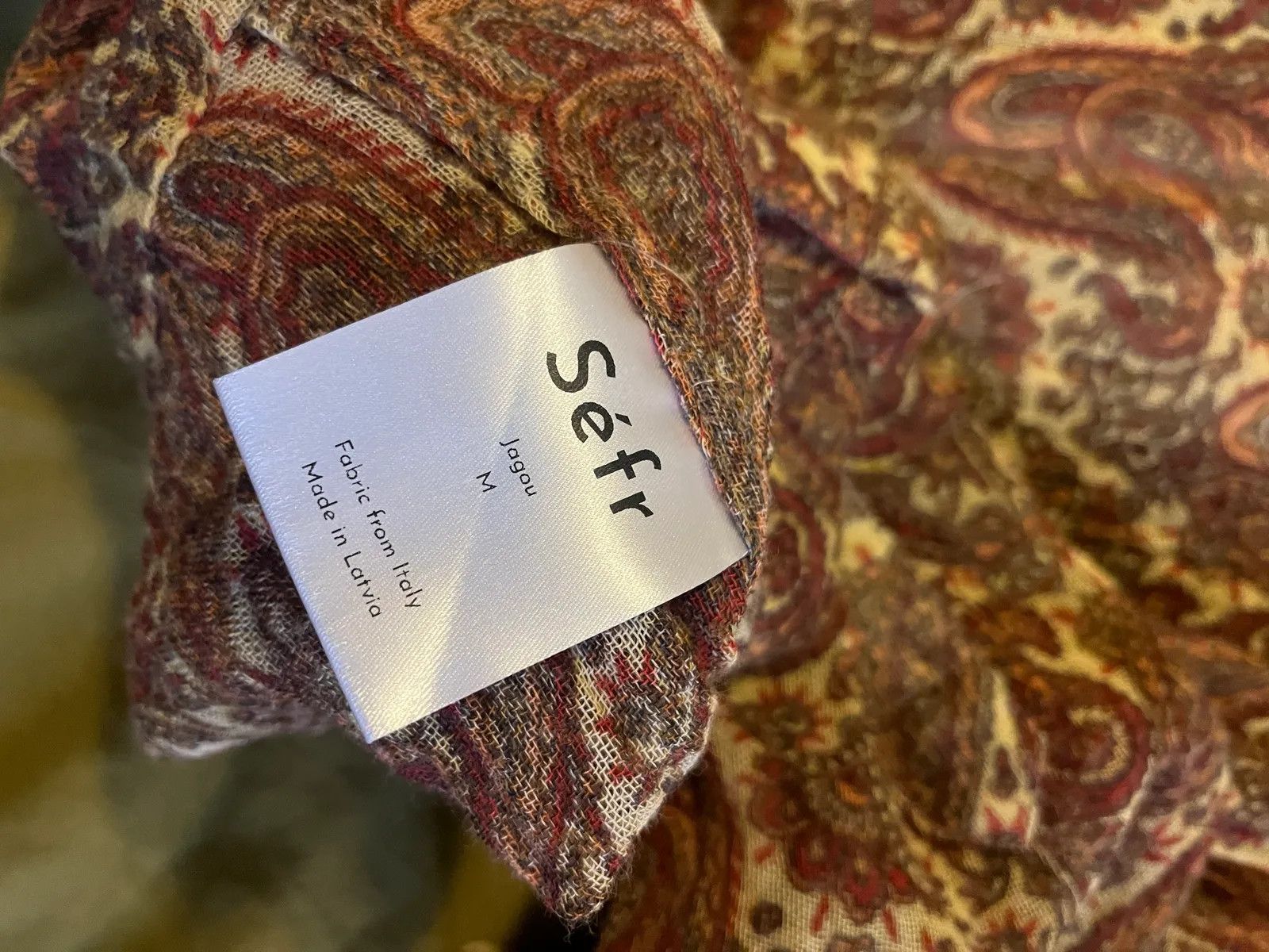 Sefr Séfr Jagou Shirt Paisley Shirt Size US M / EU 48-50 / 2 - 4 Thumbnail