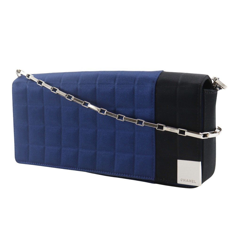 Chanel Chanel Chanel Choco Bar Satin Shoulder Bag Others Shoulder Bag A17829 DUTY FREE for USA Size ONE SIZE - 2 Thumbnail
