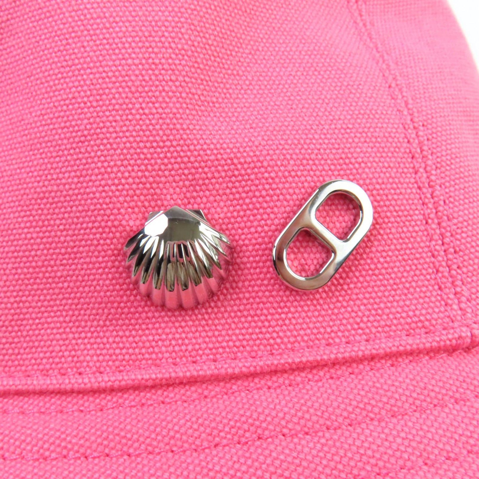 Hermes Hermes Hermes Calvi Seashell Cotton Hat Cotton Hats DUTY FREE for USA Size ONE SIZE - 6 Thumbnail