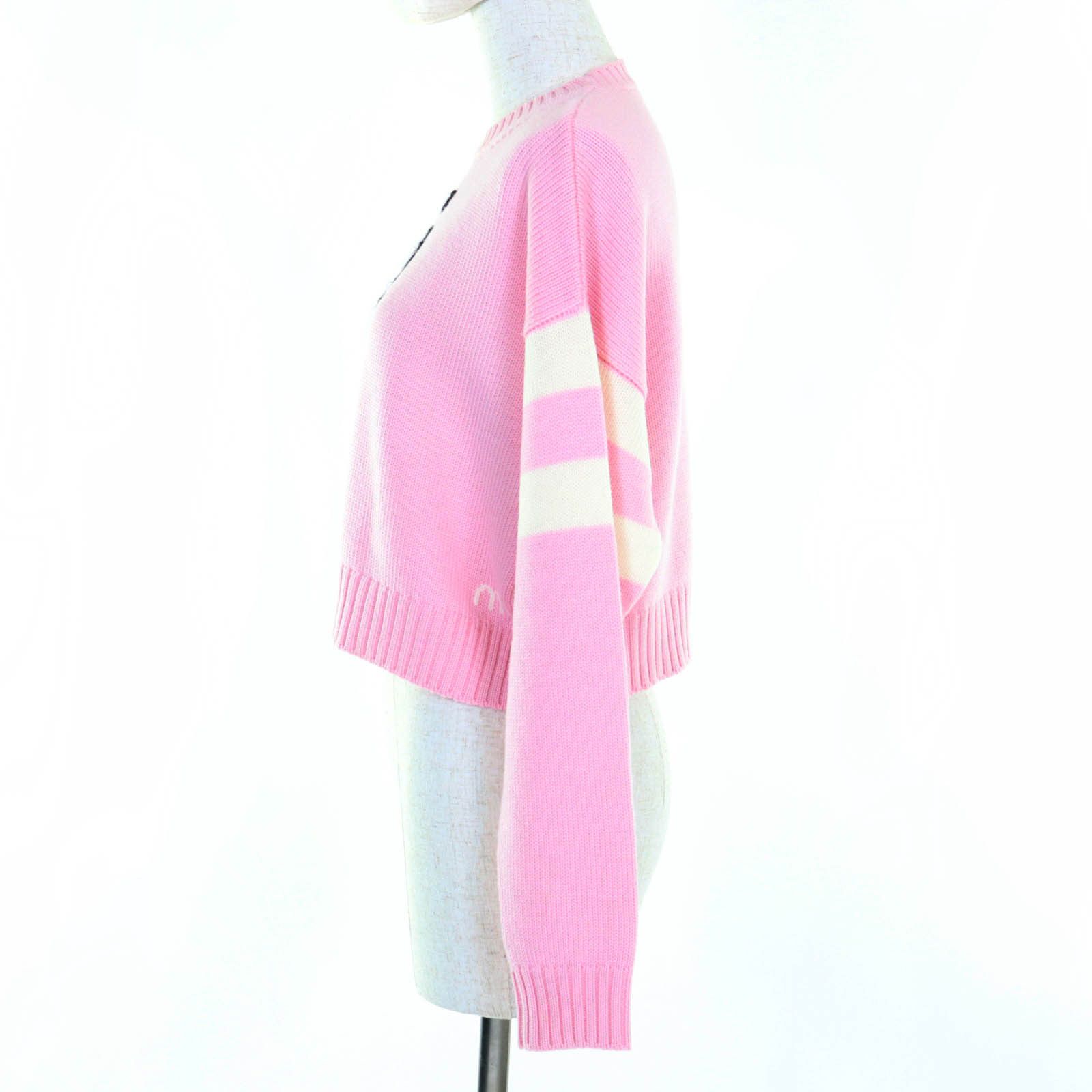 Miu Miu Miu Miu MIUMIU Unicorn Wool Knit Sweater Cotton Tops MML188 DUTY FREE for USA Size ONE SIZE - 2 Thumbnail