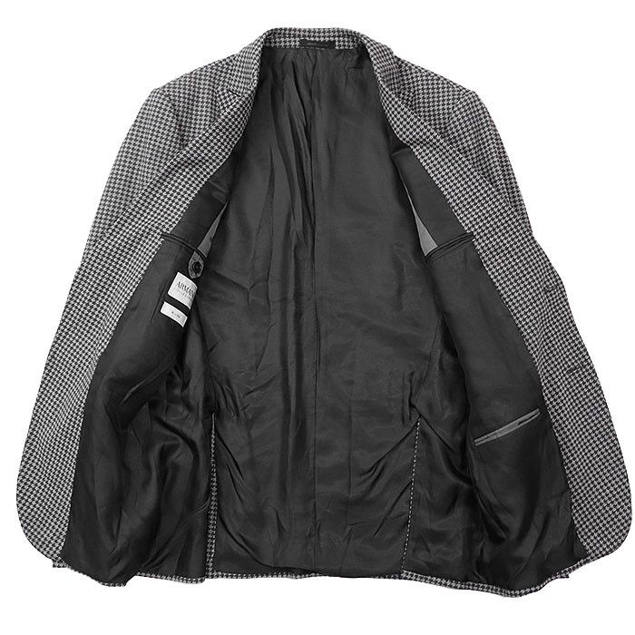 Armani Armani Armani Collezioni Wool Blend Jacket Leather Outerwear DUTY FREE for USA Size ONE SIZE - 7 Thumbnail