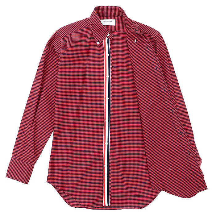 Thom Browne Thom Browne Thom Browne Oxford Cotton Shirt Cotton Dress Shirt DUTY FREE for USA Size ONE SIZE - 5 Thumbnail
