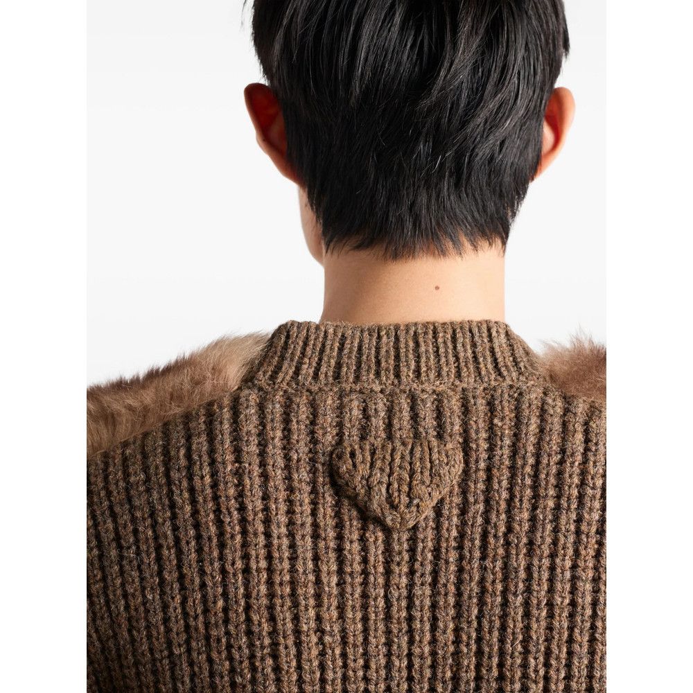 Prada Prada BROWN Sweaters & Knitwear - Cardigans Size US L / EU 52-54 / 3 - 2 Thumbnail