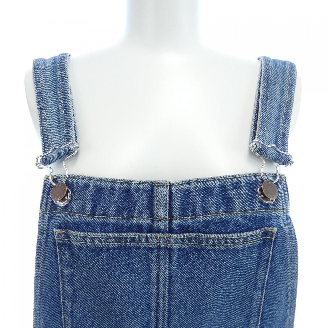 Prada Prada Prada Denim Dress Denim Dresses GFA132 S231 16PK DUTY FREE for USA Size ONE SIZE - 5 Thumbnail