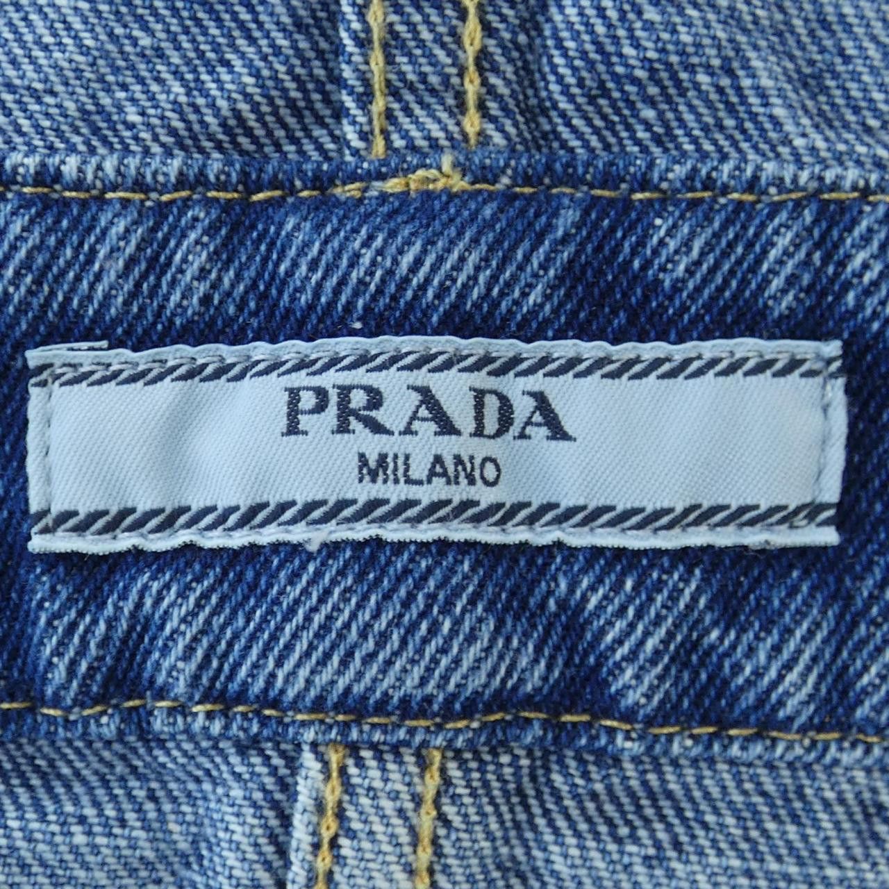 Prada Prada Prada Denim Dress Denim Dresses GFA132 S231 16PK DUTY FREE for USA Size ONE SIZE - 4 Thumbnail