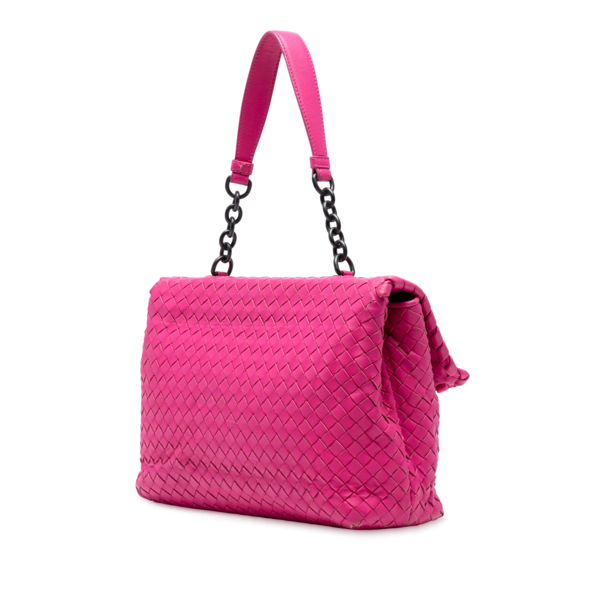 Bottega Veneta Bottega Veneta Medium Nappa Intrecciato Olimpia Shoulder Bag Size ONE SIZE - 2 Thumbnail