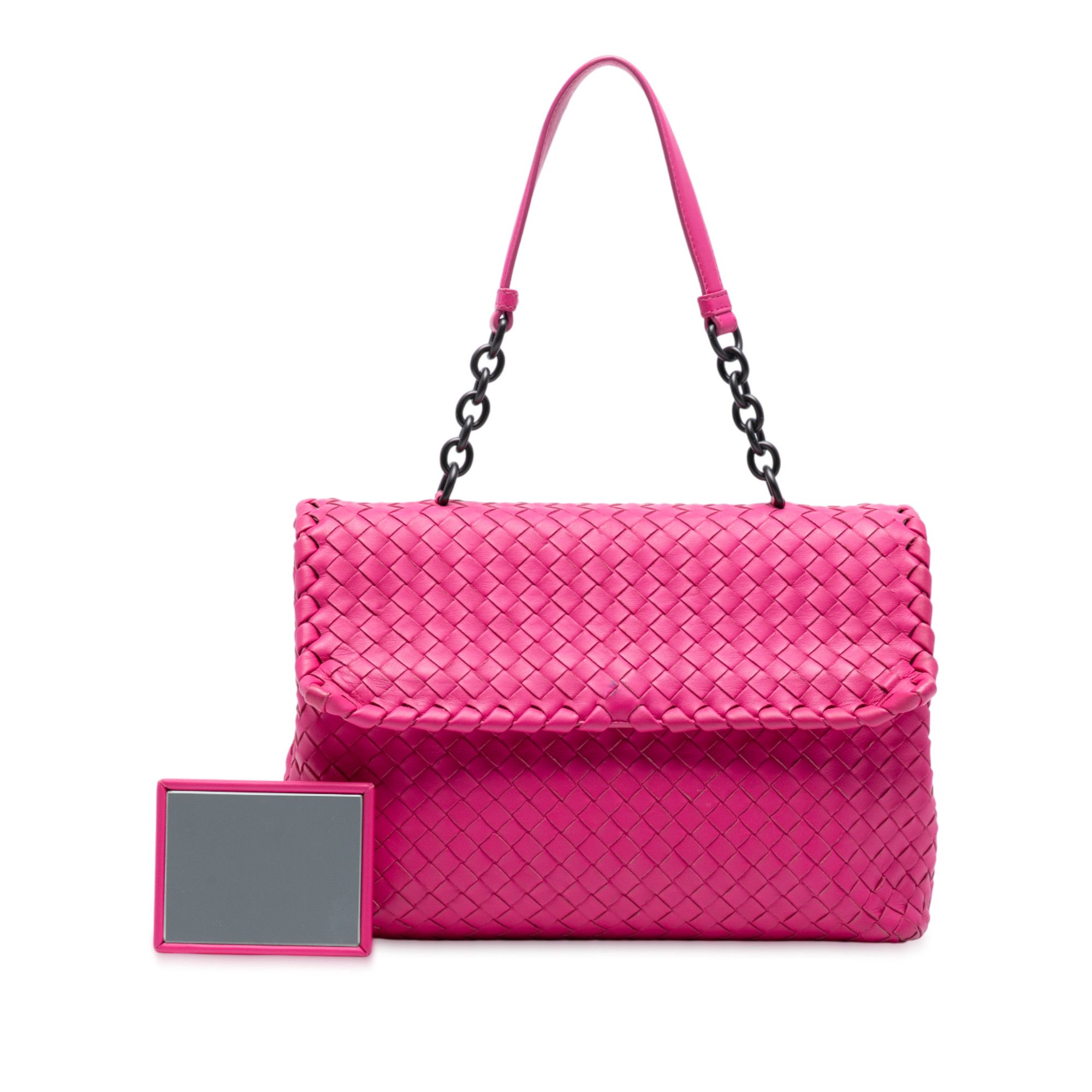 Bottega Veneta Bottega Veneta Medium Nappa Intrecciato Olimpia Shoulder Bag Size ONE SIZE - 8 Thumbnail