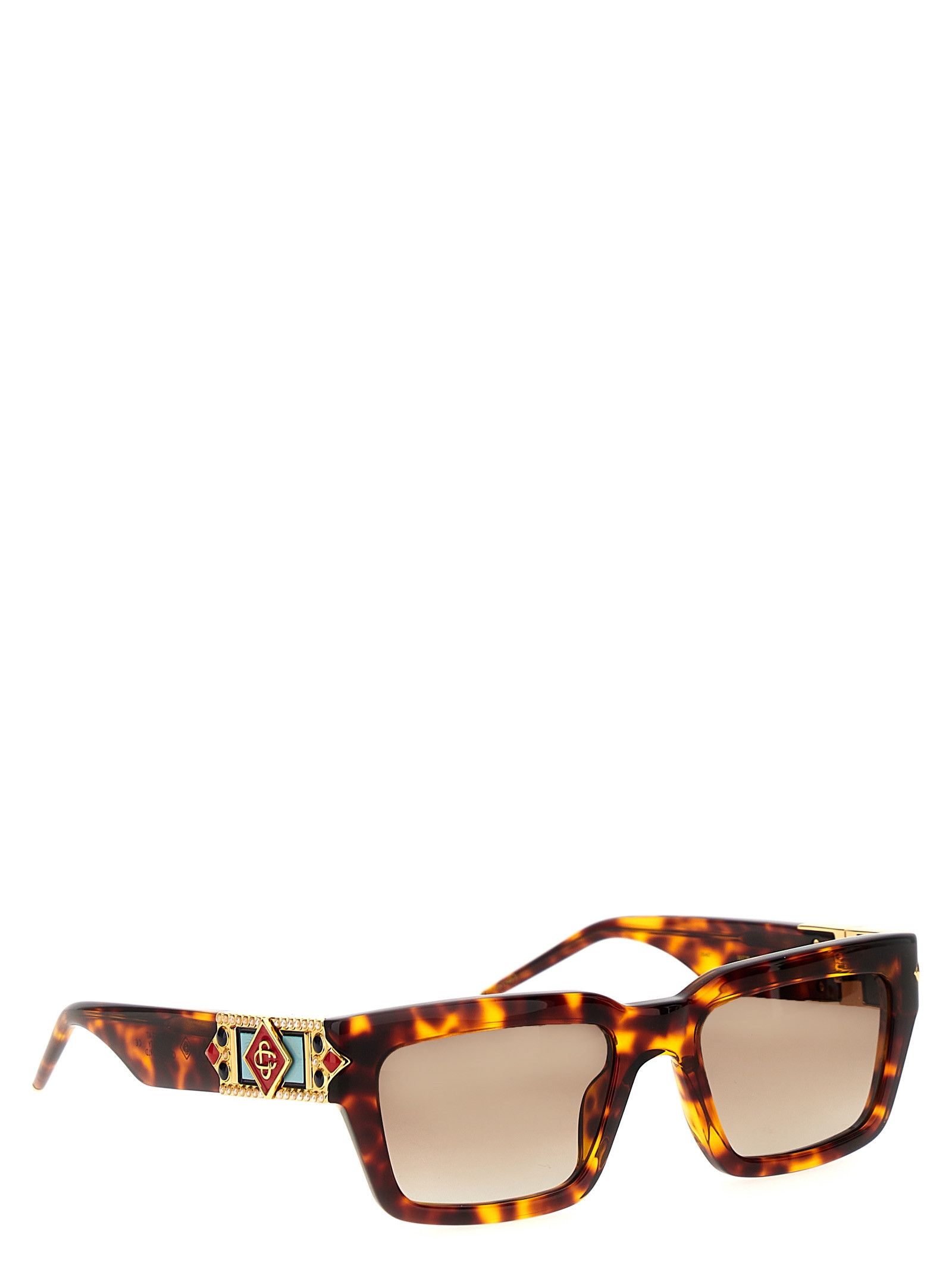 Casablanca 'The Tortoiseshell Square Metope' Sunglasses Size ONE SIZE - 2 Thumbnail