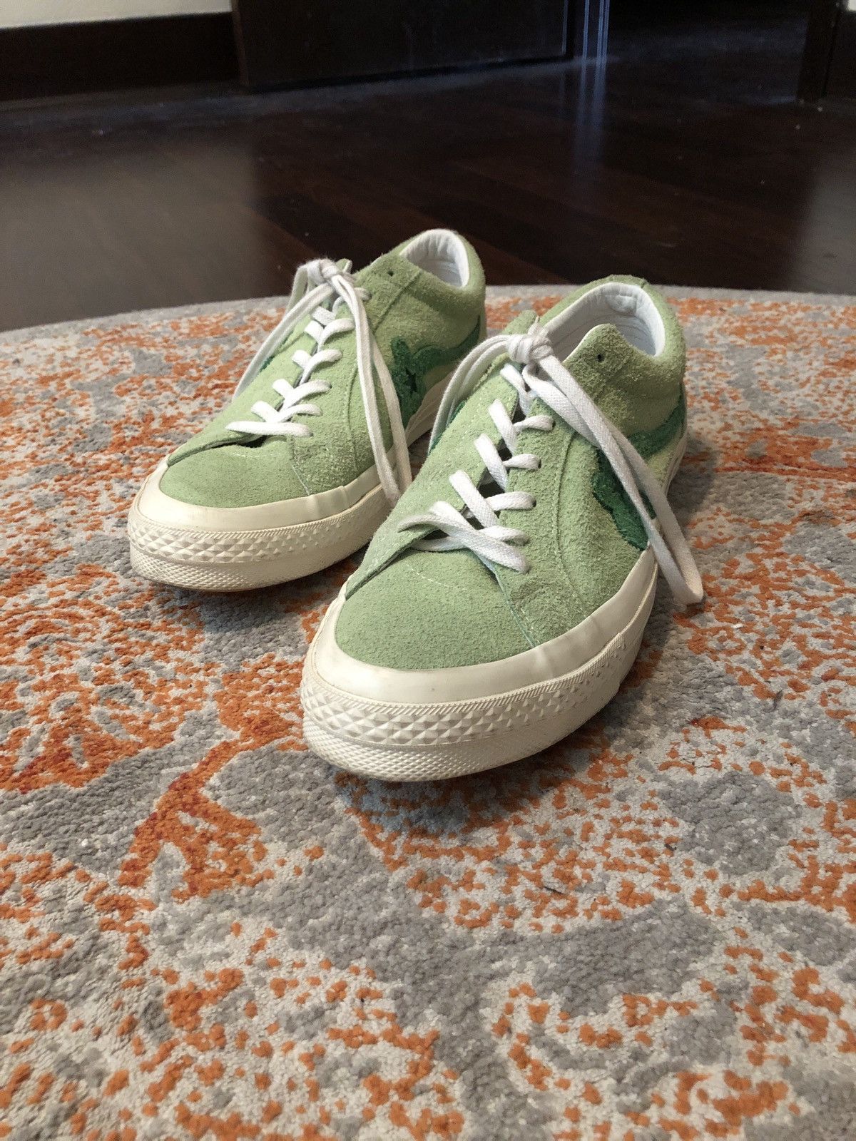 Converse Golf Wang Golf Le Fleur Lime green Grailed