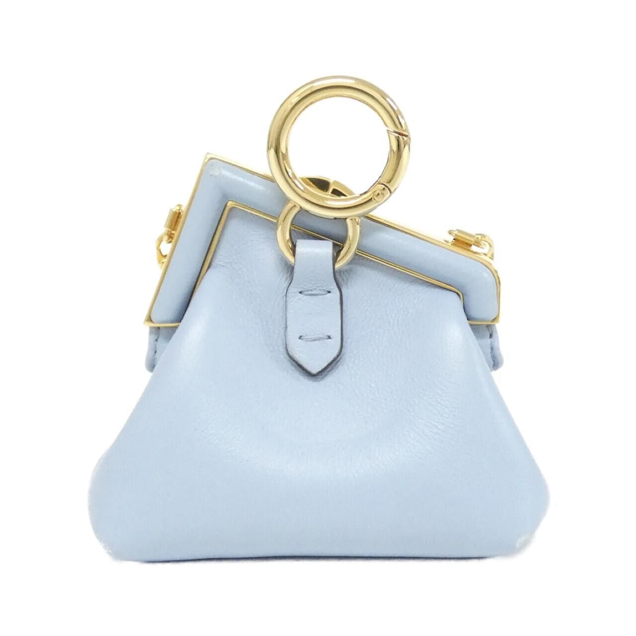 Fendi Fendi Fendi Nano Fendi First Lamb Key Holder Leather Charm 7AS051 ABVE DUTY FREE for USA Size ONE SIZE - 2 Thumbnail