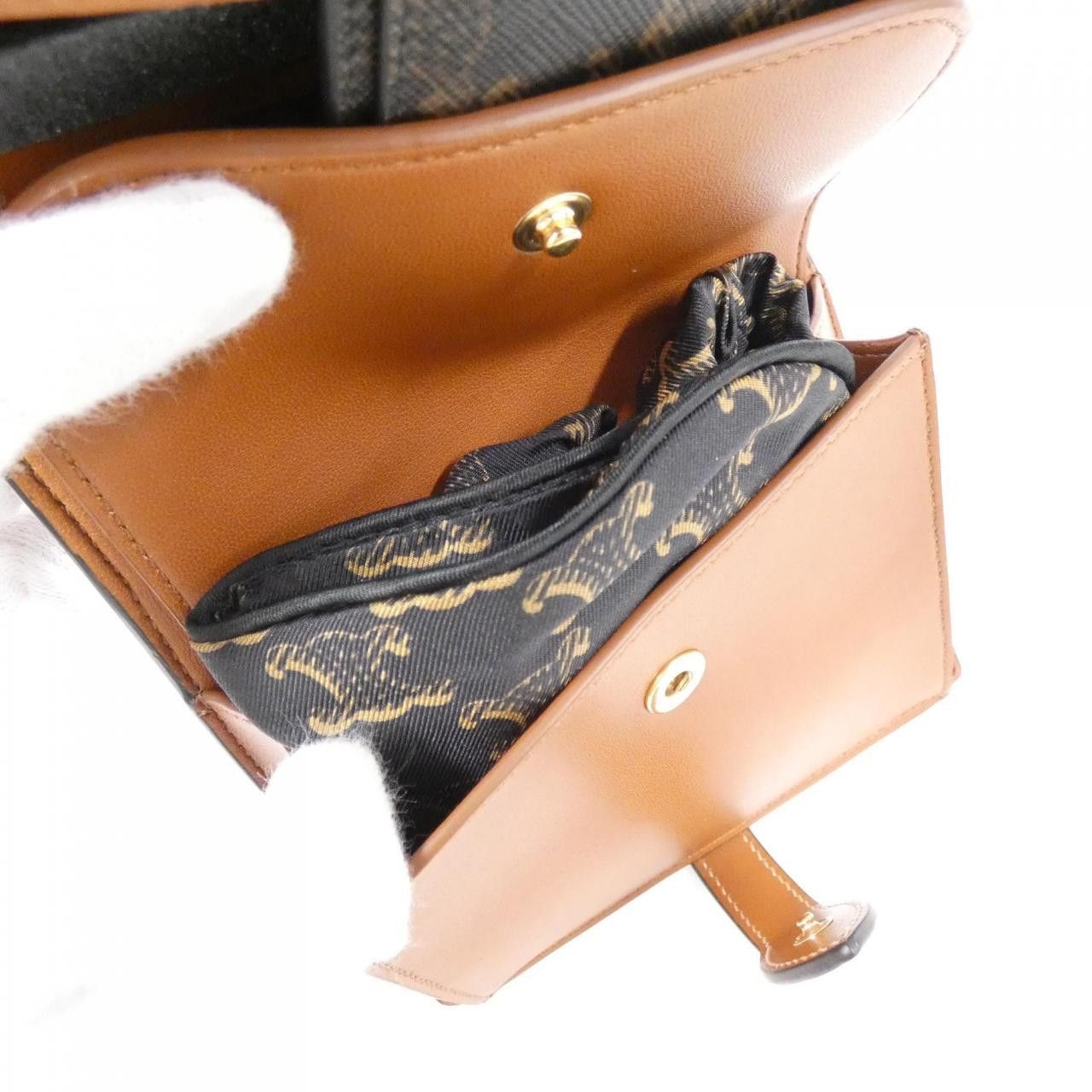 Celine Celine Celine 4M3262AKL Trionf Canvas Pouch Canvas Other 4M3262AKL DUTY FREE for USA Size ONE SIZE - 6 Thumbnail