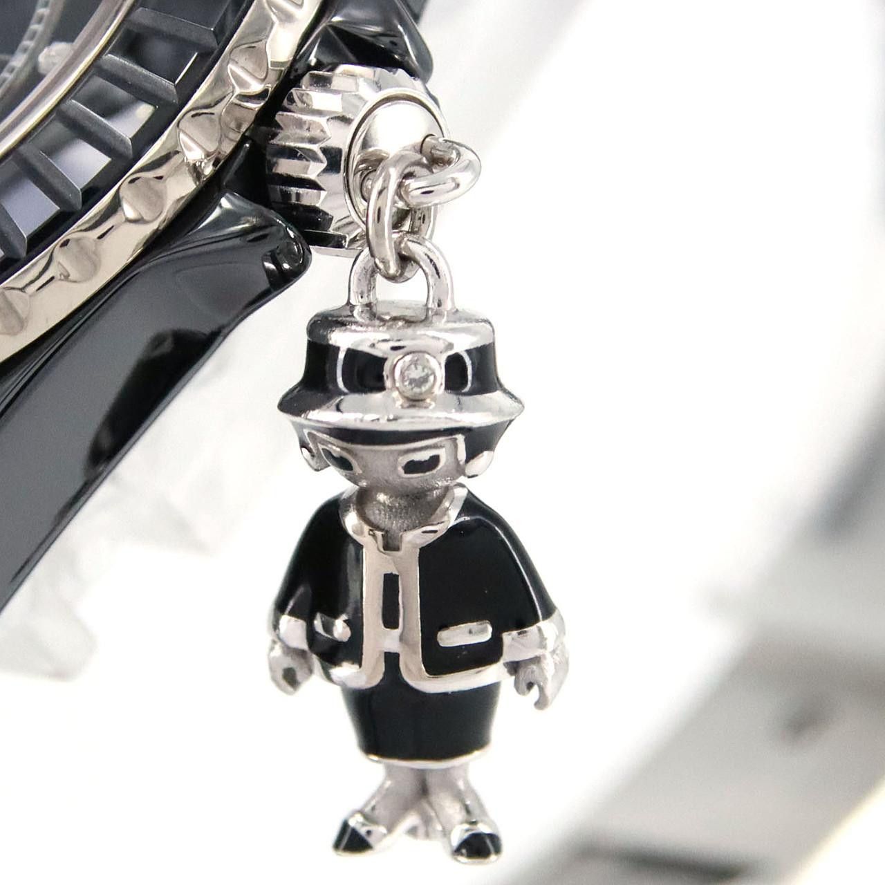 Chanel Chanel Chanel Mademoiselle J12 Acte II Ceramic x White Gold Limited Ceramic Quartz H6479 DUTY FREE for USA Size ONE SIZE - 5 Thumbnail