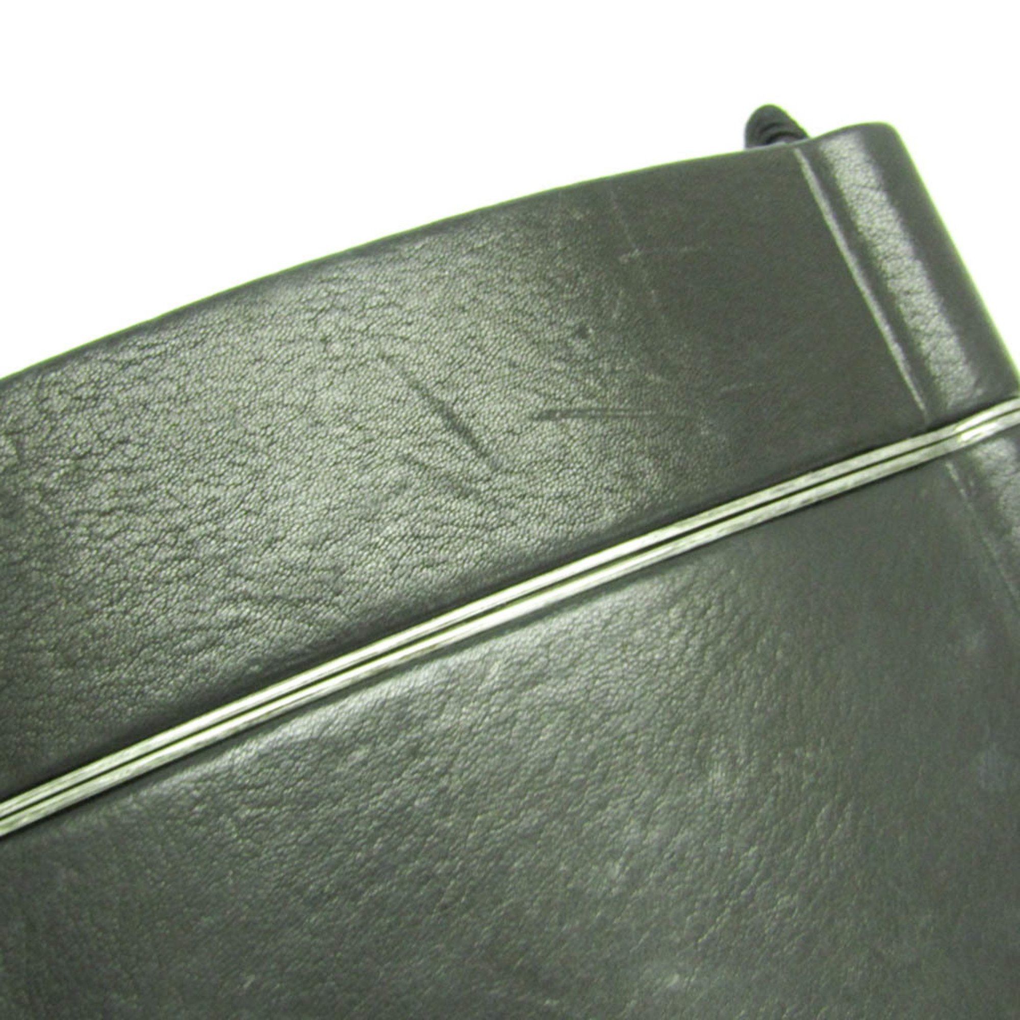 Yves Saint Laurent Yves Saint Laurent Opium 533198 Women's Leather Shoulder Bag Black Size ONE SIZE - 8 Thumbnail