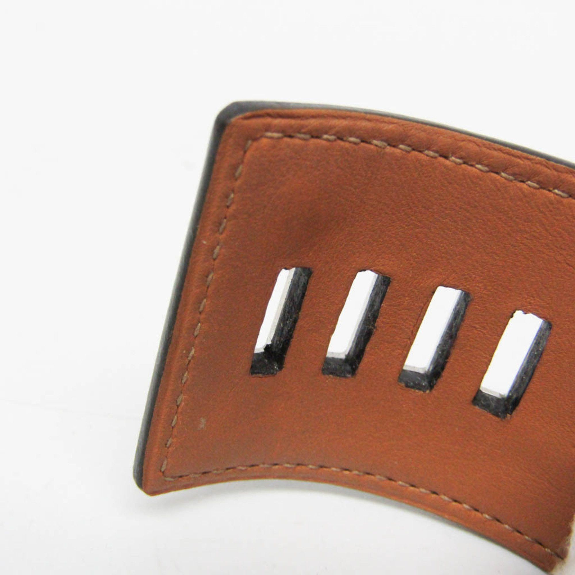Hermes Hermes Collier De Chien Leather,Metal Bangle Silver,Bleu Saphir Size ONE SIZE - 8 Thumbnail