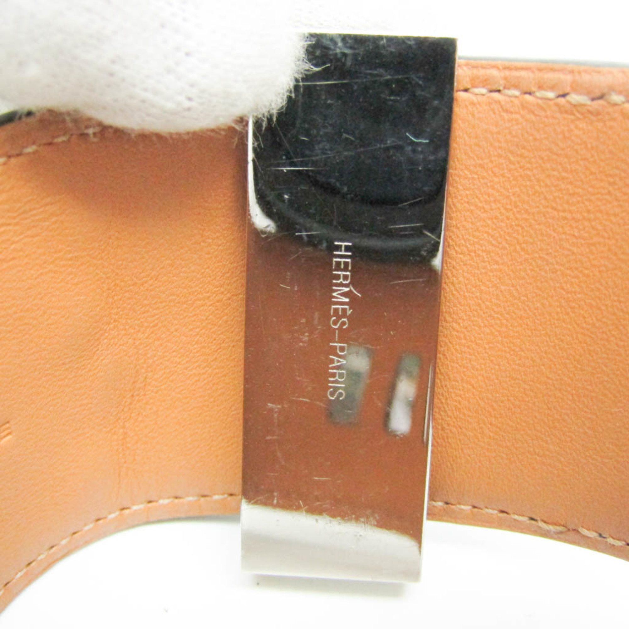 Hermes Hermes Collier De Chien Leather,Metal Bangle Silver,Bleu Saphir Size ONE SIZE - 9 Thumbnail