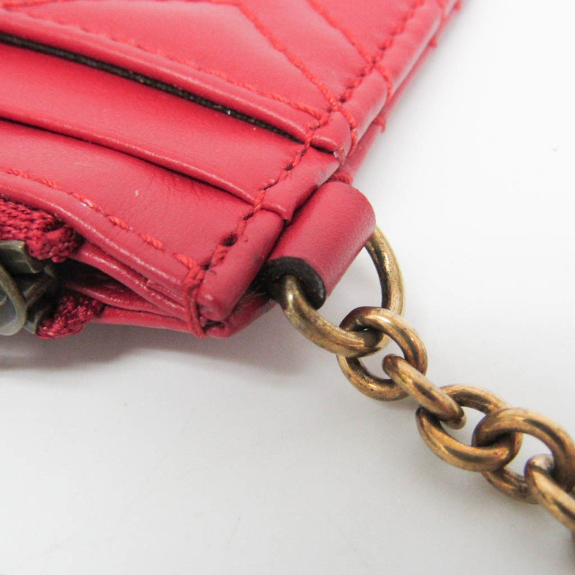 Gucci Gucci GG Marmont Coin Card Holder 627064 Women's Leather Coin Purse/coin Case Red Color Size ONE SIZE - 8 Thumbnail