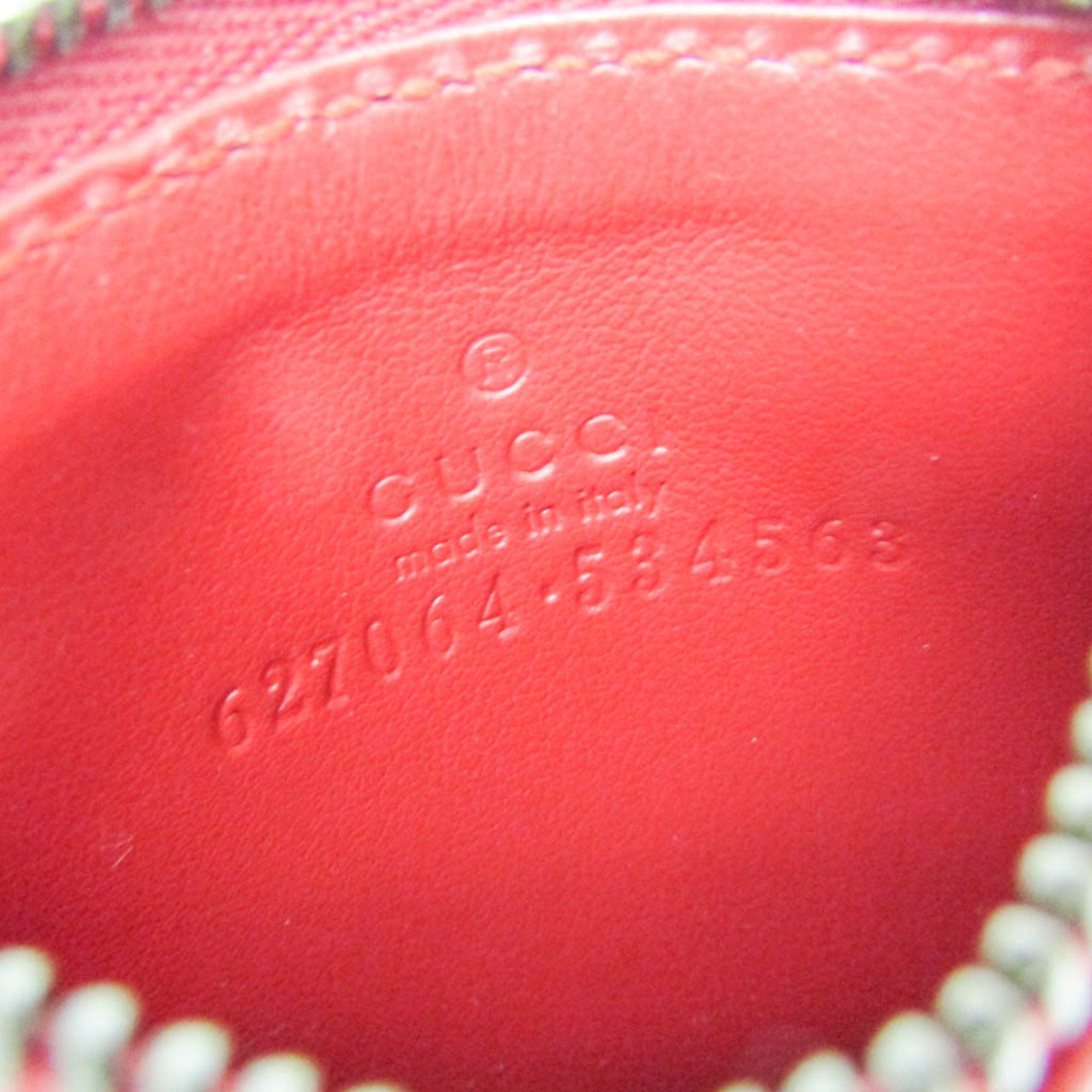 Gucci Gucci GG Marmont Coin Card Holder 627064 Women's Leather Coin Purse/coin Case Red Color Size ONE SIZE - 11 Thumbnail