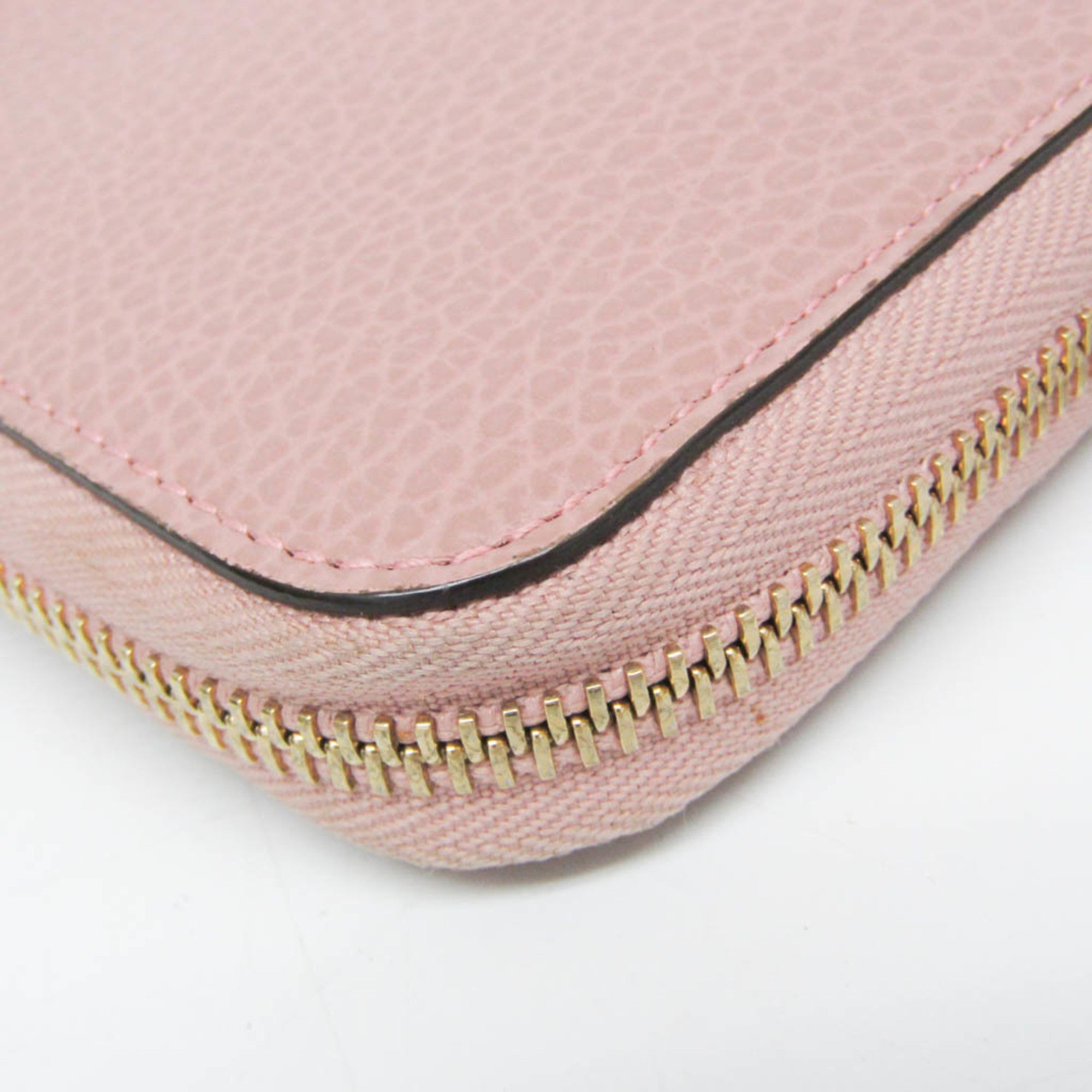 Gucci Gucci Interlocking G 449347 Men,Women Leather Long Wallet (bi-fold) Pink Beige Size ONE SIZE - 7 Thumbnail