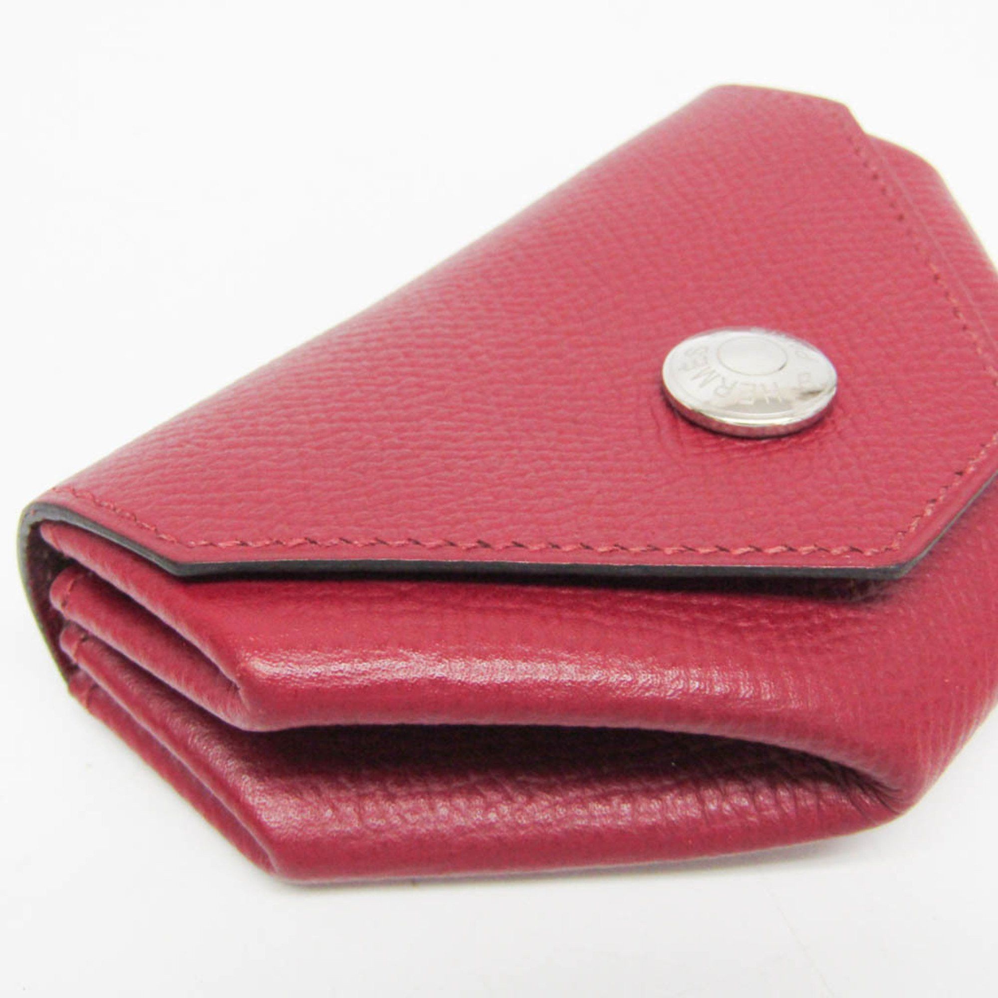 Hermes Hermes LE 24 Partition Women's Epsom Leather Coin Purse/coin Case Red Color Size ONE SIZE - 6 Thumbnail