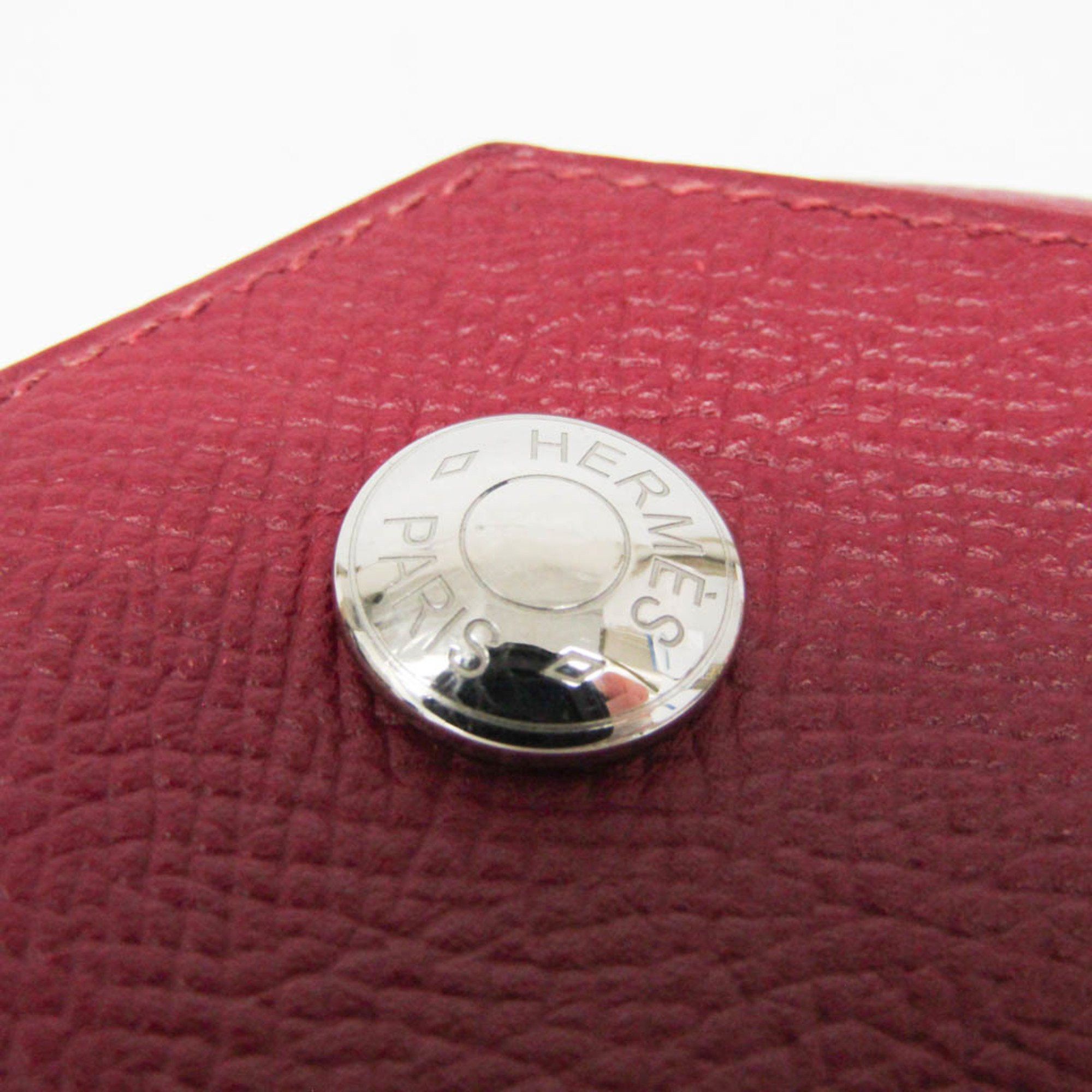 Hermes Hermes LE 24 Partition Women's Epsom Leather Coin Purse/coin Case Red Color Size ONE SIZE - 7 Thumbnail