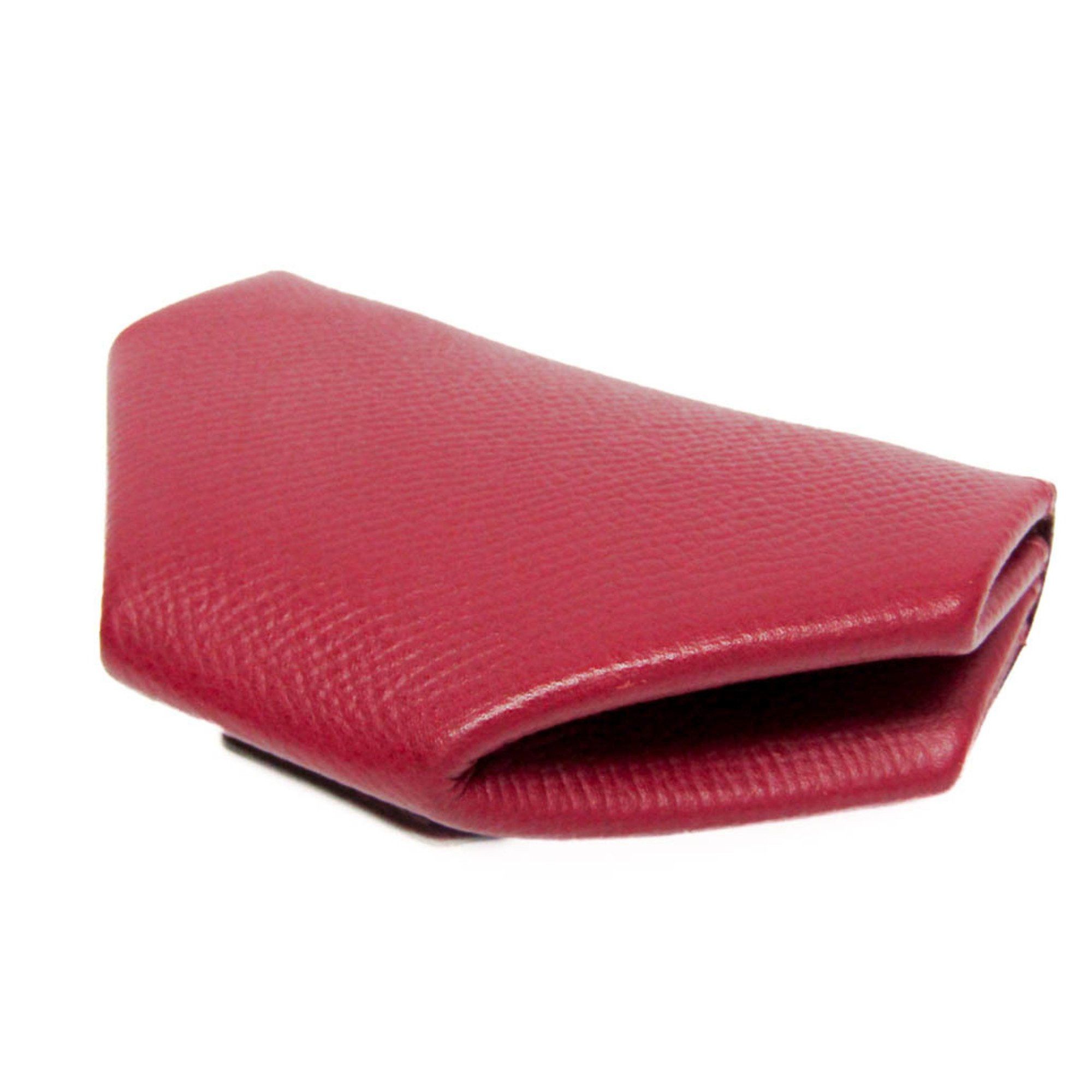 Hermes Hermes LE 24 Partition Women's Epsom Leather Coin Purse/coin Case Red Color Size ONE SIZE - 3 Thumbnail