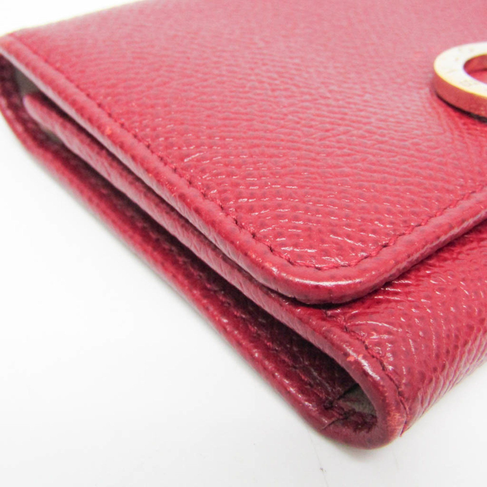Bvlgari Bvlgari BVLGARI Leather Card Case Red Color Size ONE SIZE - 7 Thumbnail