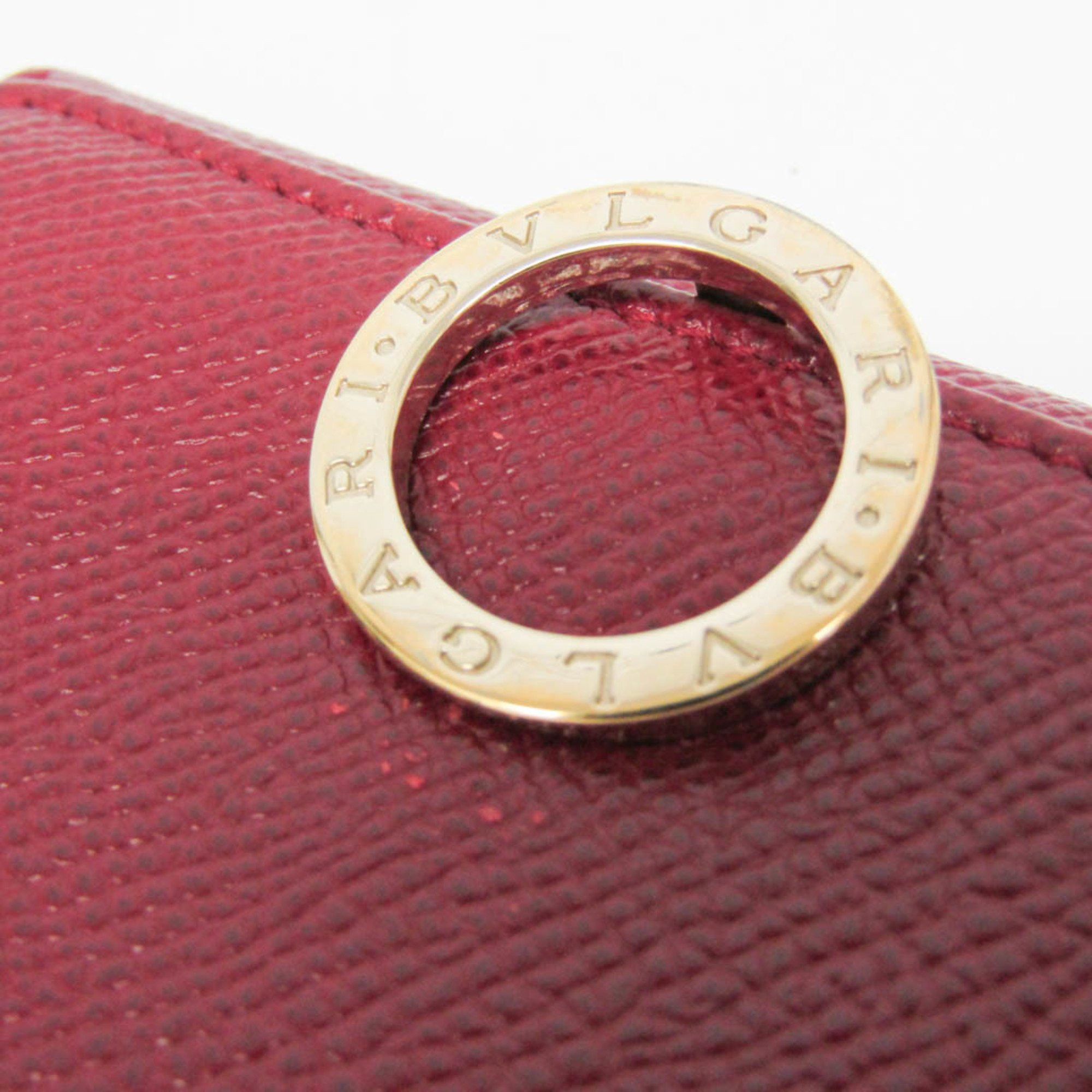 Bvlgari Bvlgari BVLGARI Leather Card Case Red Color Size ONE SIZE - 8 Thumbnail