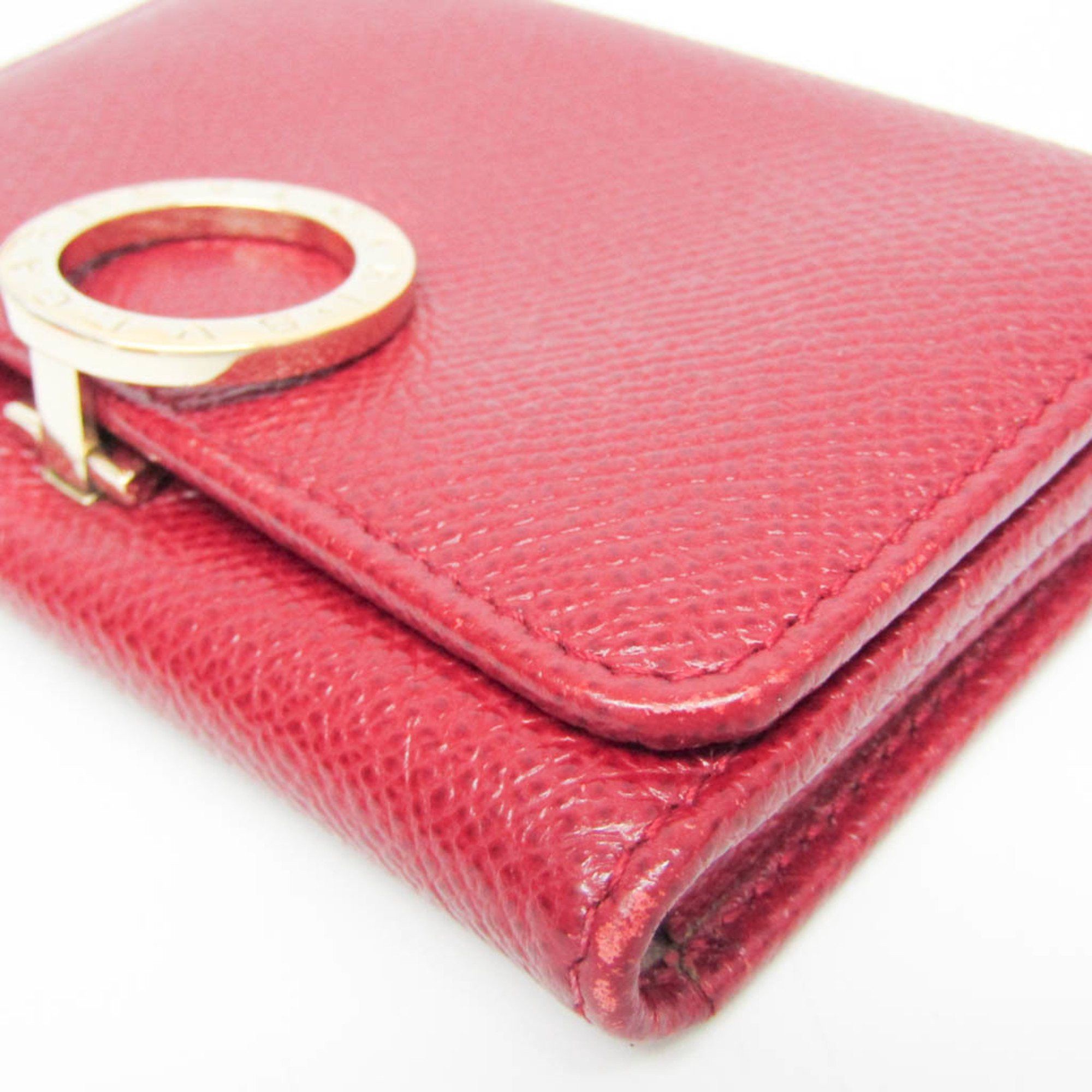 Bvlgari Bvlgari BVLGARI Leather Card Case Red Color Size ONE SIZE - 6 Thumbnail