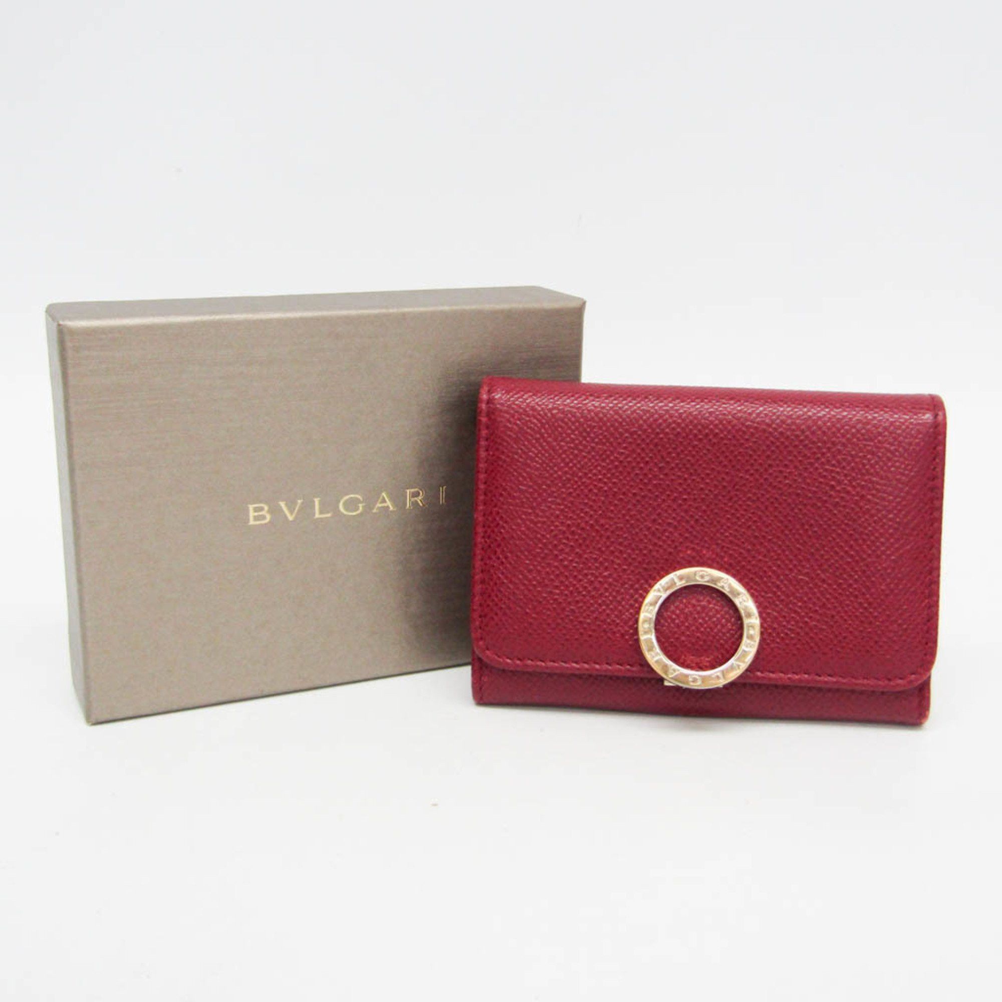 Bvlgari Bvlgari BVLGARI Leather Card Case Red Color Size ONE SIZE - 2 Thumbnail