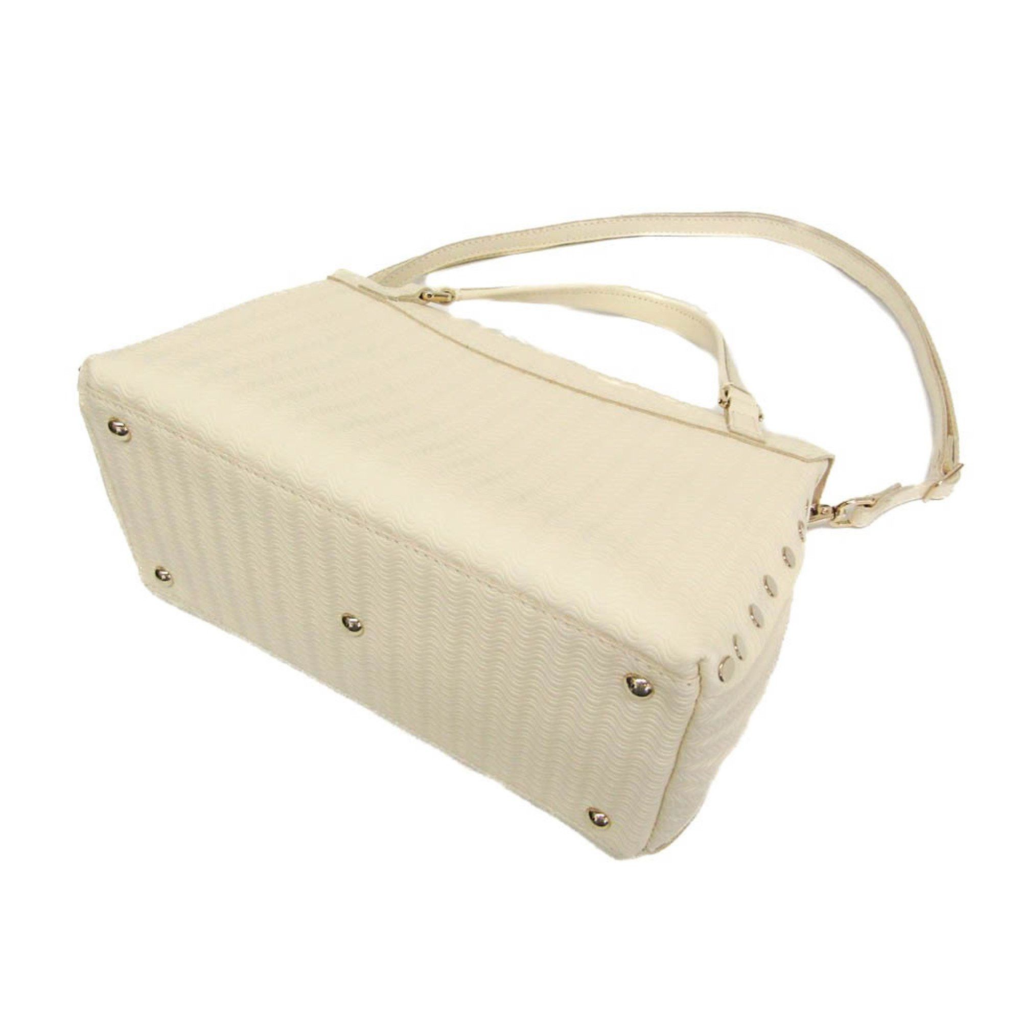 Zanellato Zanellato Postina S 06138 Men,Women Leather Handbag,Shoulder Bag White Size ONE SIZE - 2 Thumbnail