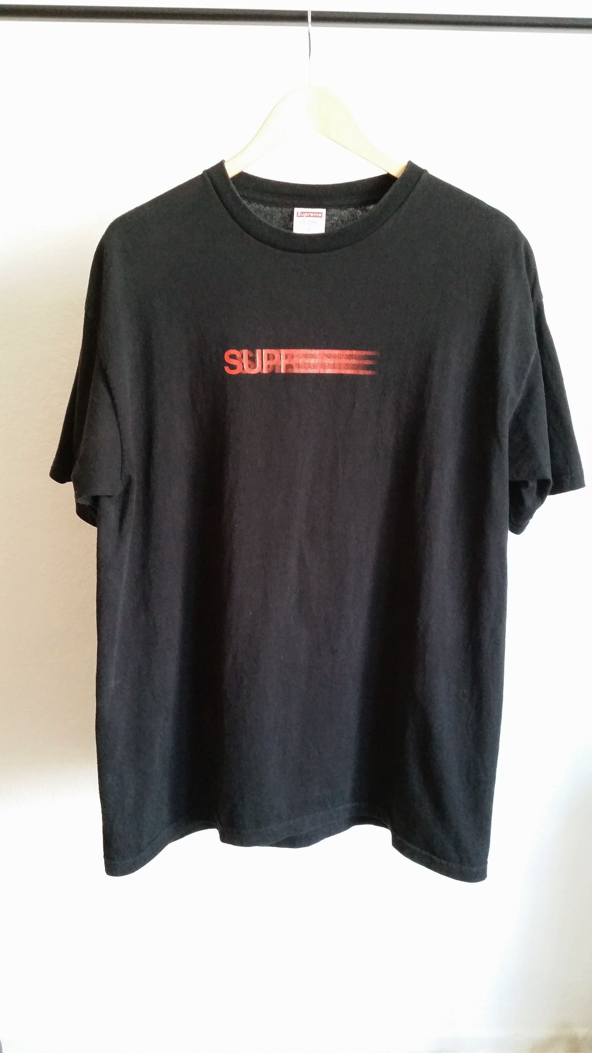 Supreme motion logo tee red clearance