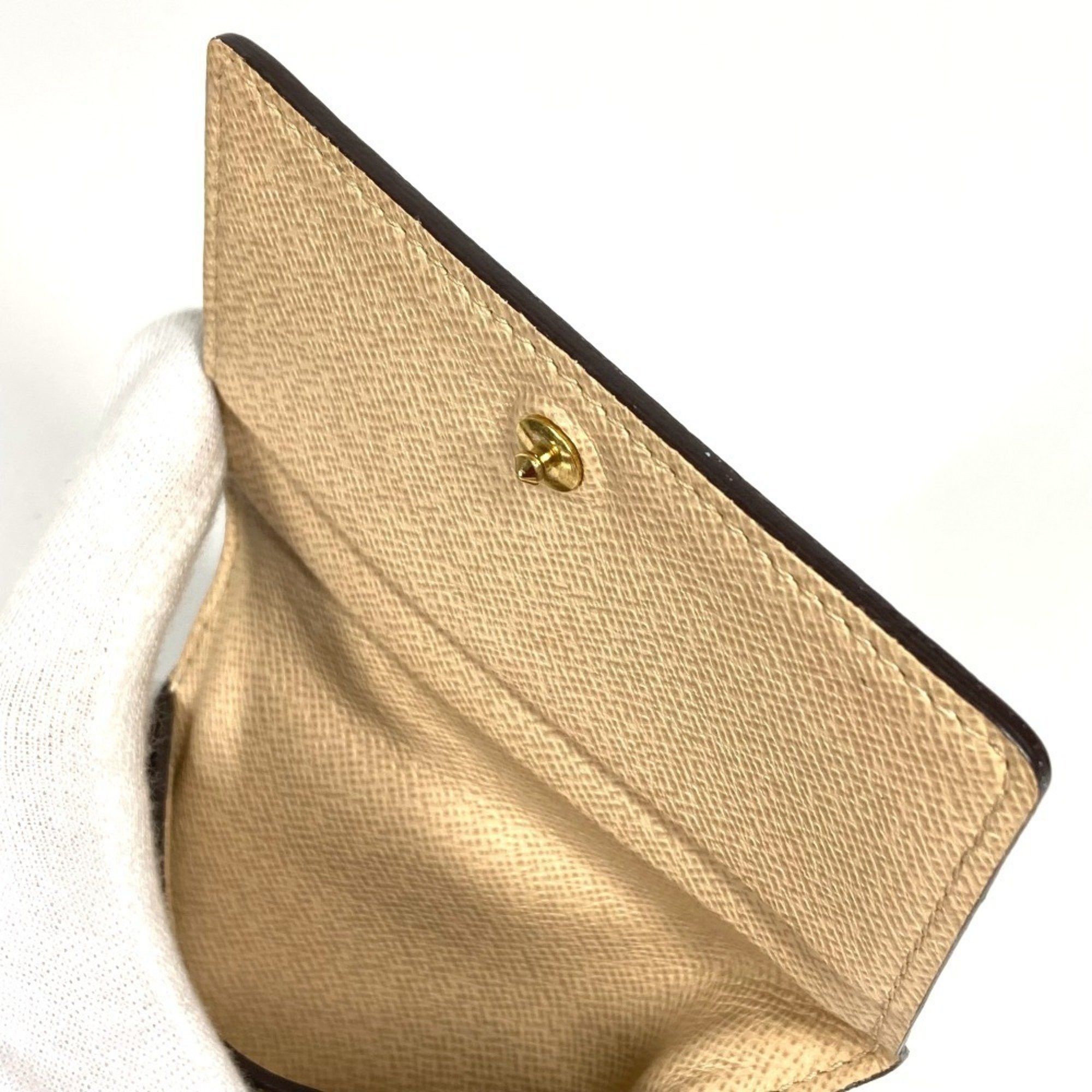 Louis Vuitton LOUIS VUITTON M95391 Monogram Dante Embroidered Ludlow Compact Wallet Bi-fold Canvas Brown for Men and Women Size ONE SIZE - 12 Thumbnail